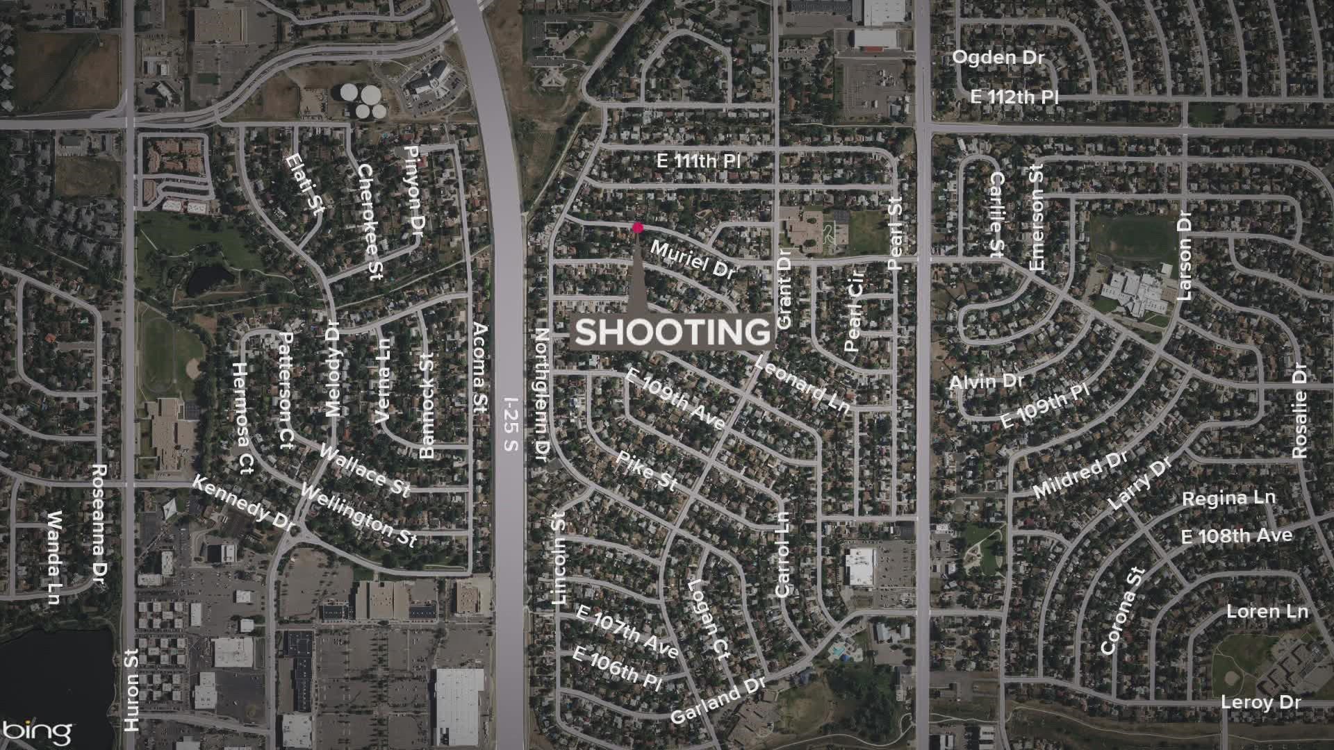 Northglenn Police searching for suspect in house party shooting