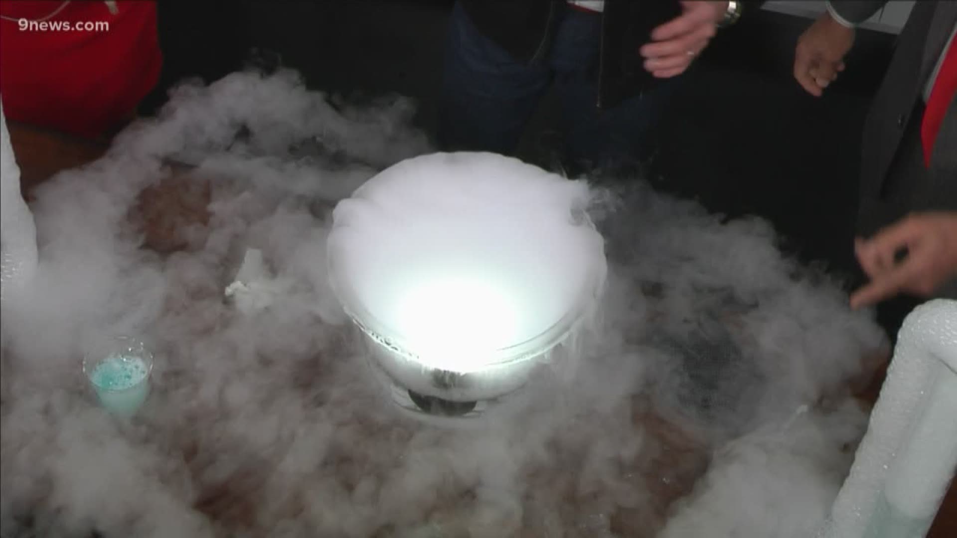 Our science expert Steve Spangler shares one of his spookiest tricks using dry ice.