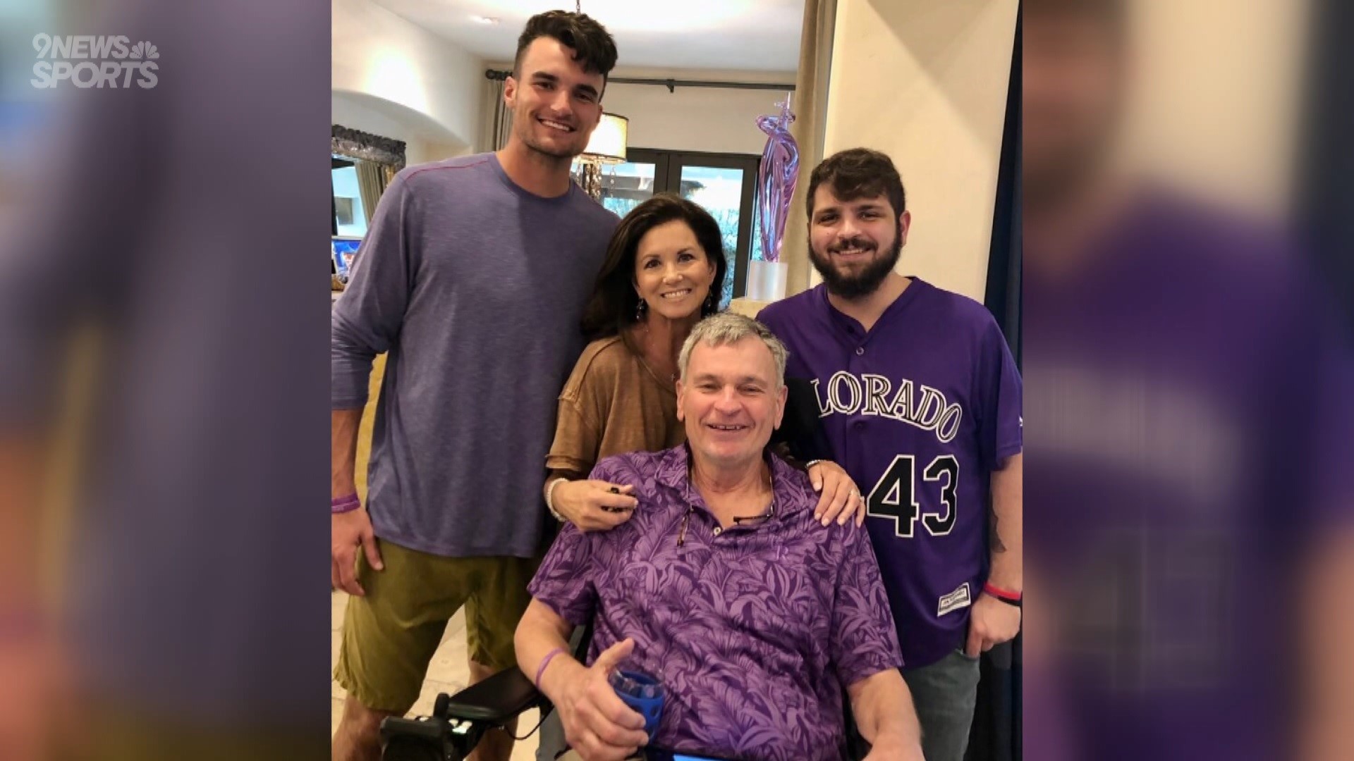 Rockies outfielder Sam Hilliard is a Texas native. His family, including father with ALS, will be present Friday in the season opener at the Rangers' new ballpark.