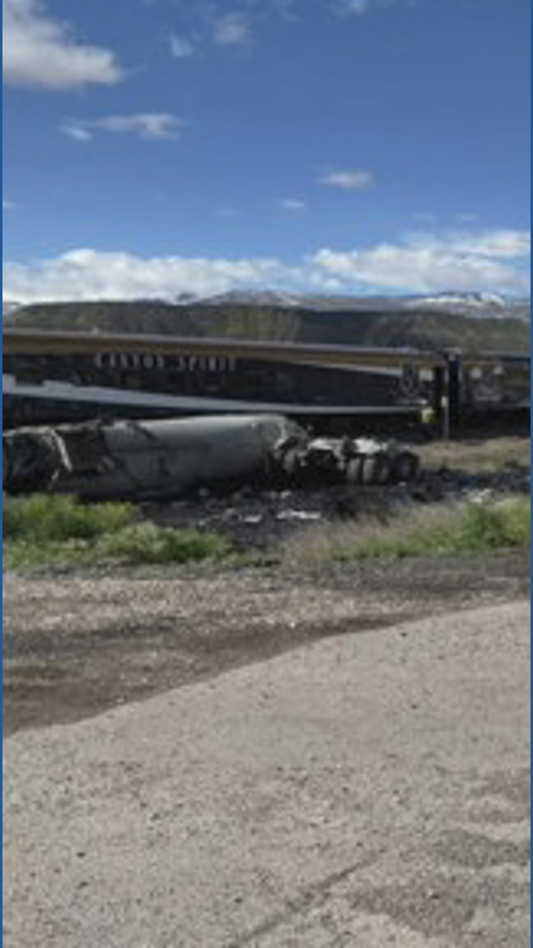 Train and tanker truck crash in western Colorado | 9news.com