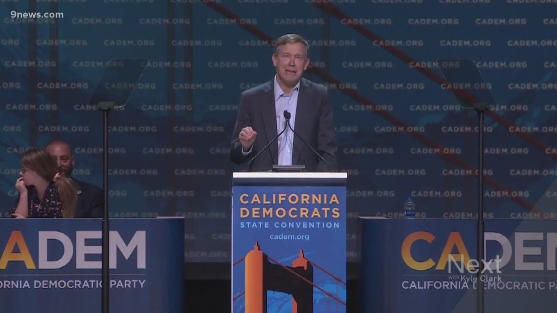 The best thing to happen to John Hickenlooper's presidential campaign was getting booed this weekend. He's trying to rally moderate Democrats, so getting heckled by socialists in San Francisco is genius.