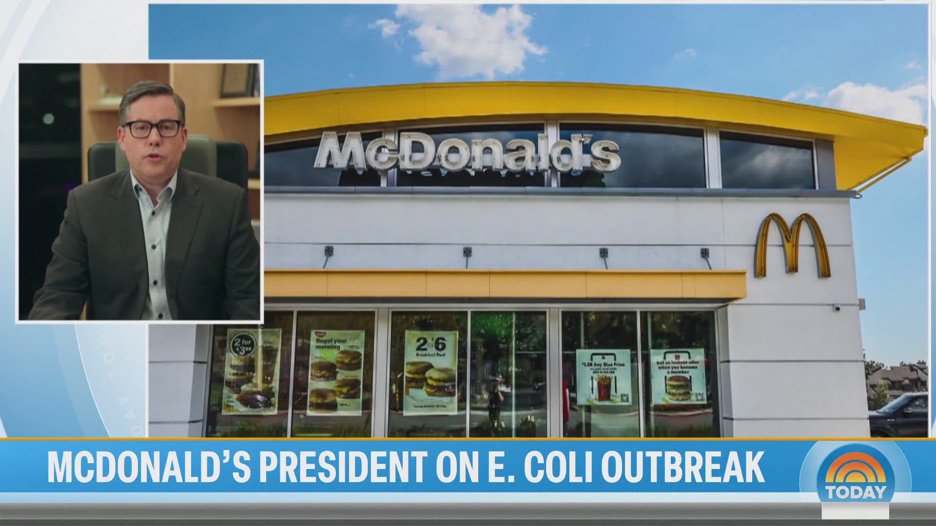 The company president appeared on NBC's Today show this morning to answer questions about the E Coli outbreak and how the company is handling it.