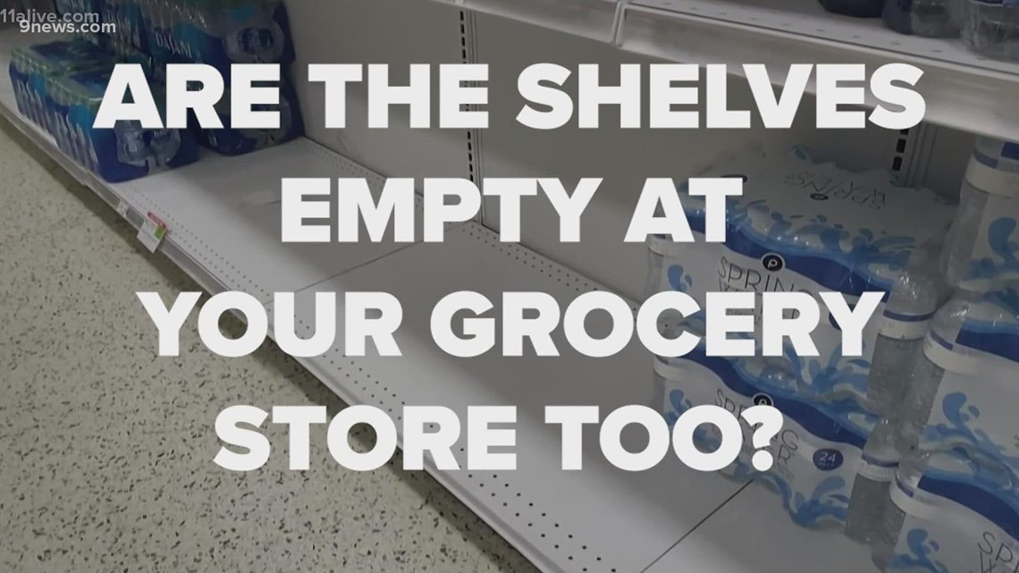 Grocery store shortages