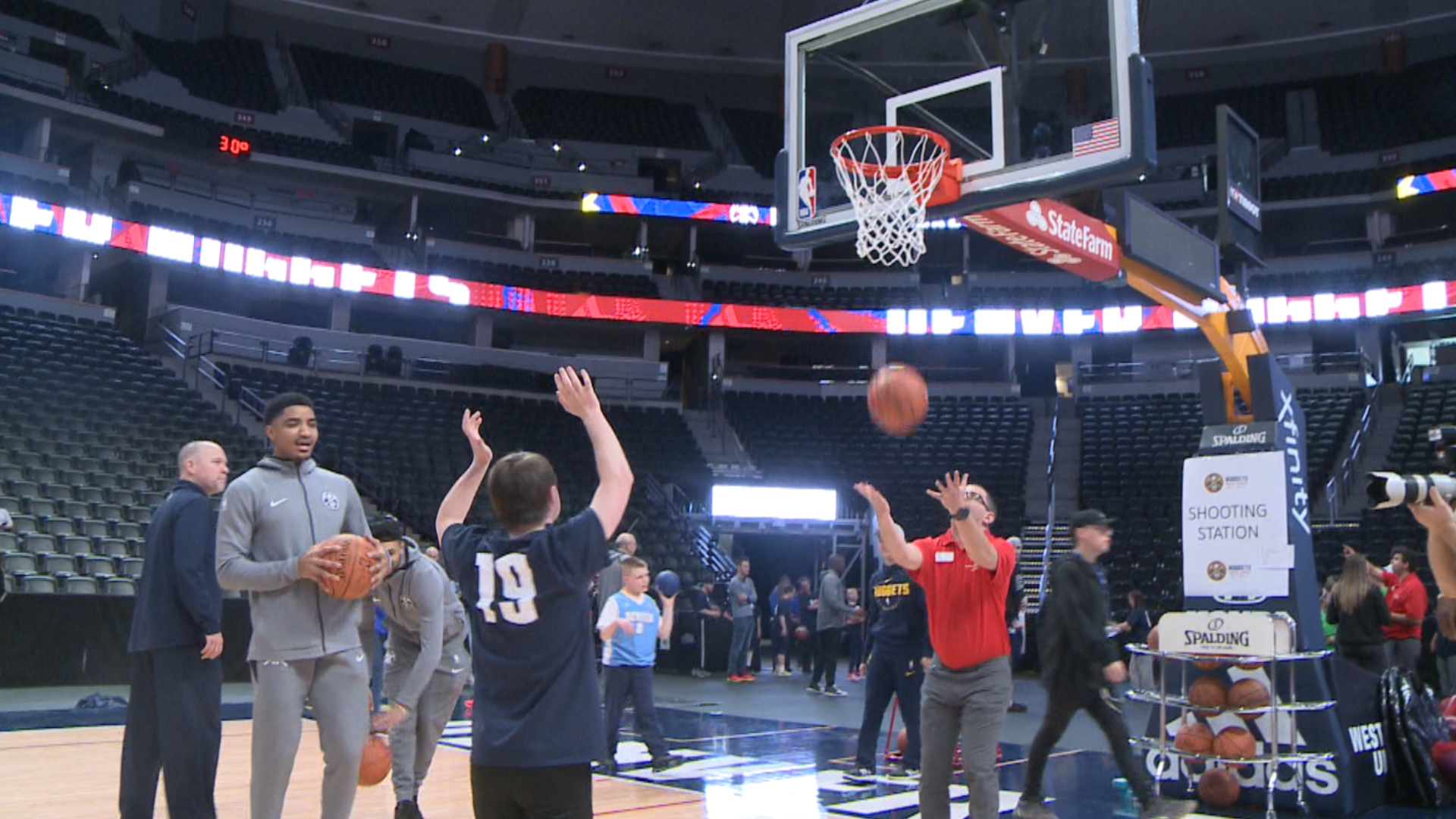 The Denver Nuggets hosted their annual basketball and dance skills clinic for Special Olympics of Colorado on Friday.
