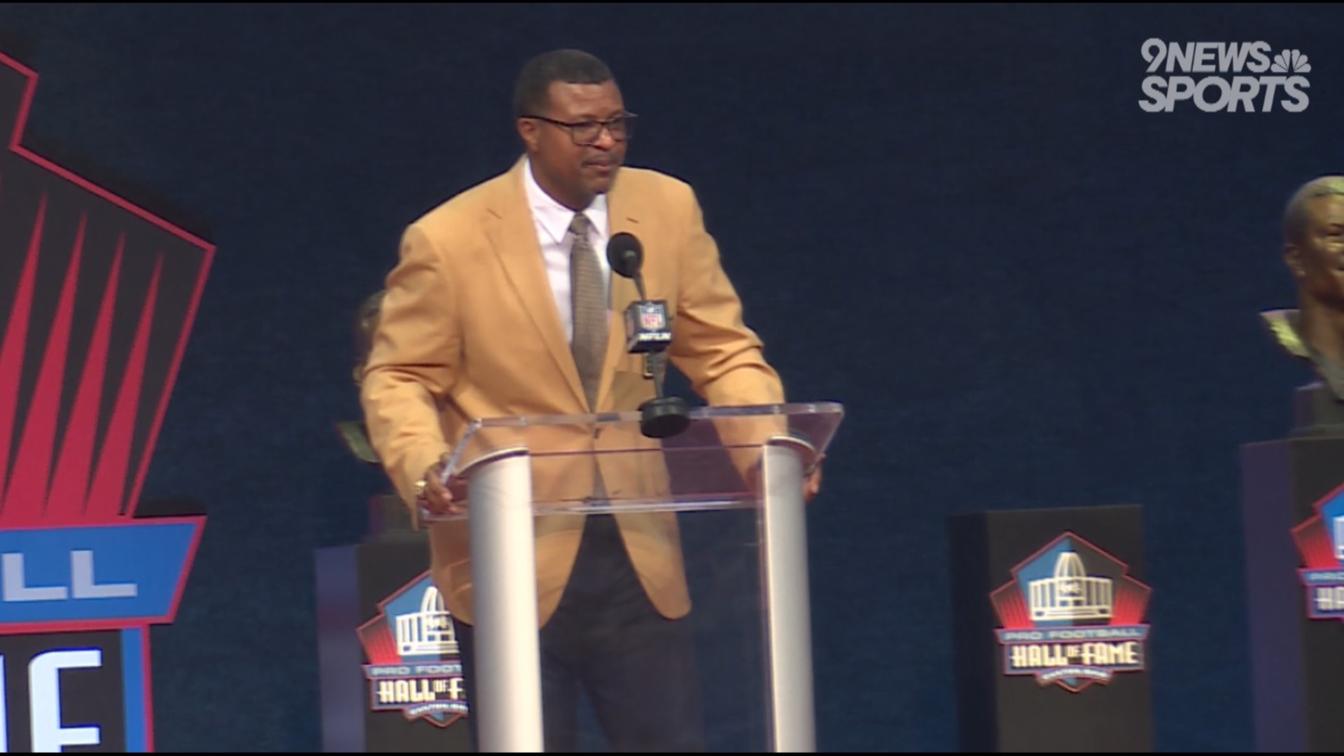 Former Broncos safety Steve Atwater was enshrined at the Pro Football Hall of Fame in Canton, Ohio, this weekend.