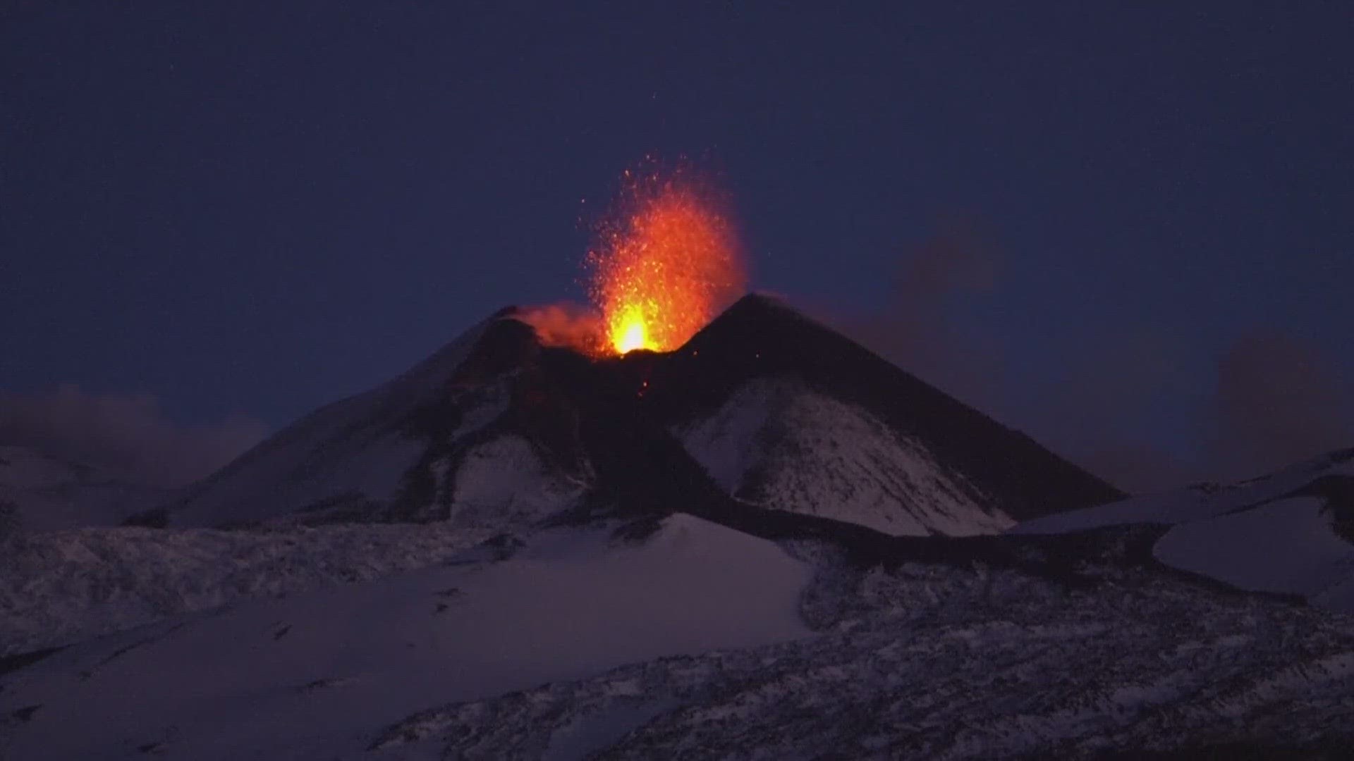 The blast inside Mount Etna started back on Nov. 19.