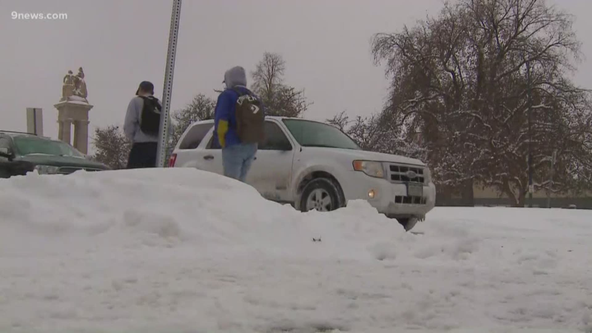Snow days and delayed starts we've seen before. As the snow piled up and the roads got worse, Denver Public Schools changed its plans.