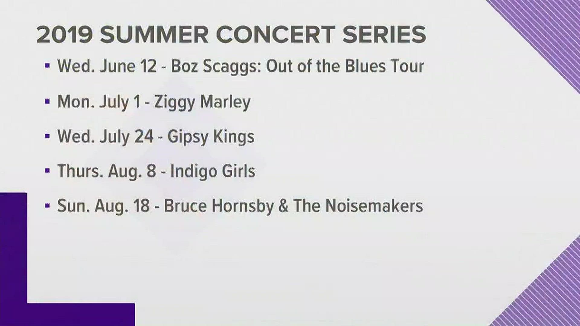 Ziggy Marley, Michael McDonald and the Gipsy Kings are among the 2019 performers at the UMB Bank Amphitheater at Denver Botanic Gardens.