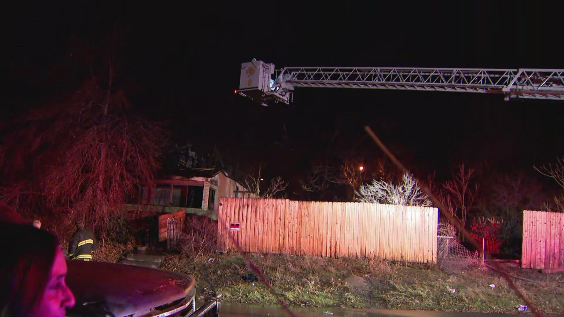 North Denver house engulfed in fire on Christmas night | 9news.com
