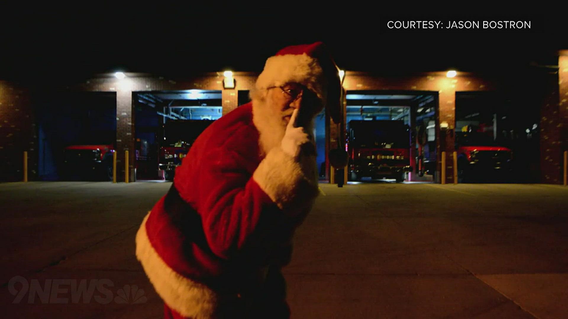 Forget music-themed houses, The Sterling, Colorado Fire Department got into the holiday spirit by syncing the the lights on five fire trucks to Christmas music. (Video: Jason Bostron)