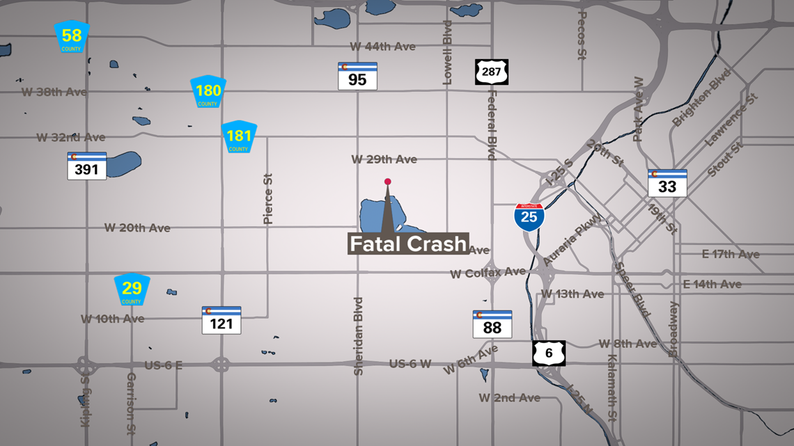 Denver Police investigate fatal crash near Sloan's Lake