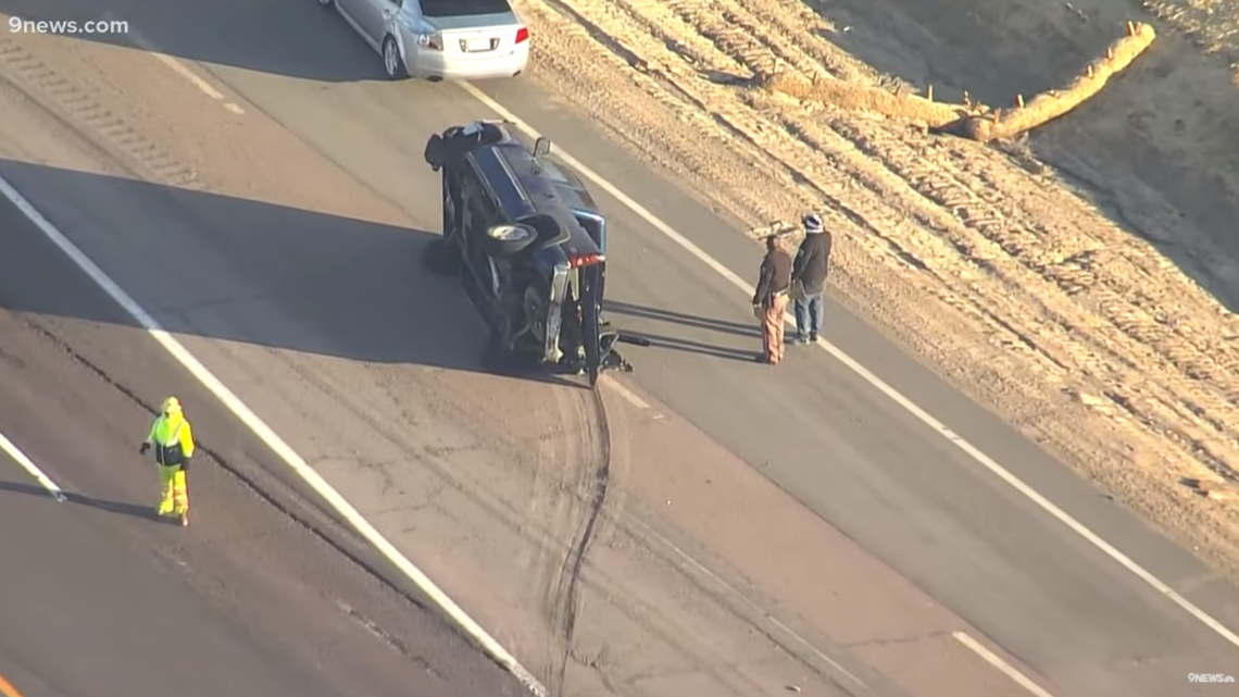 Accident Closes Northbound I 25 Near Larkspur Colorado