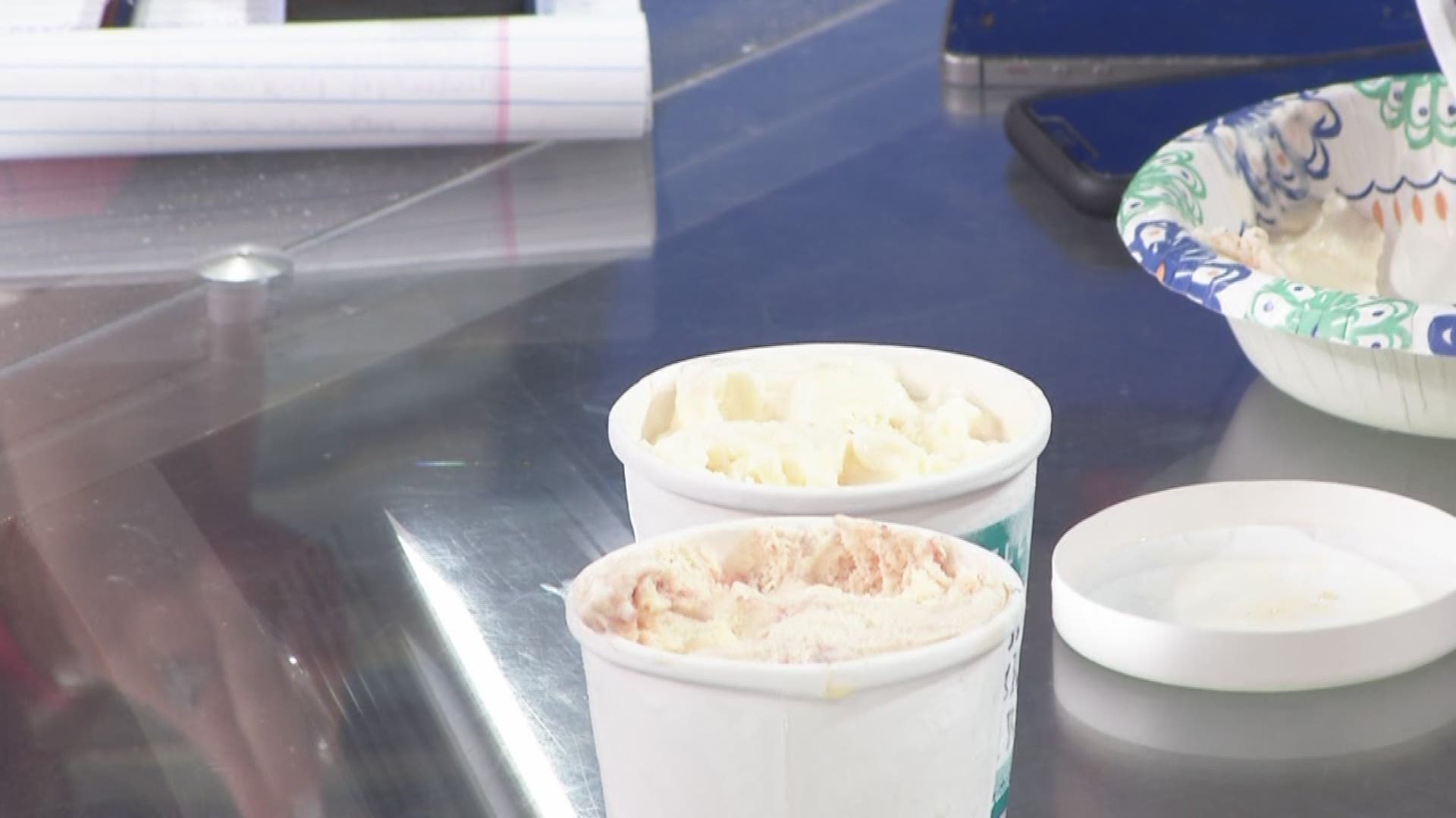 The 9NEWS morning team tries out four unusual flavors from Sweet Action Ice Cream