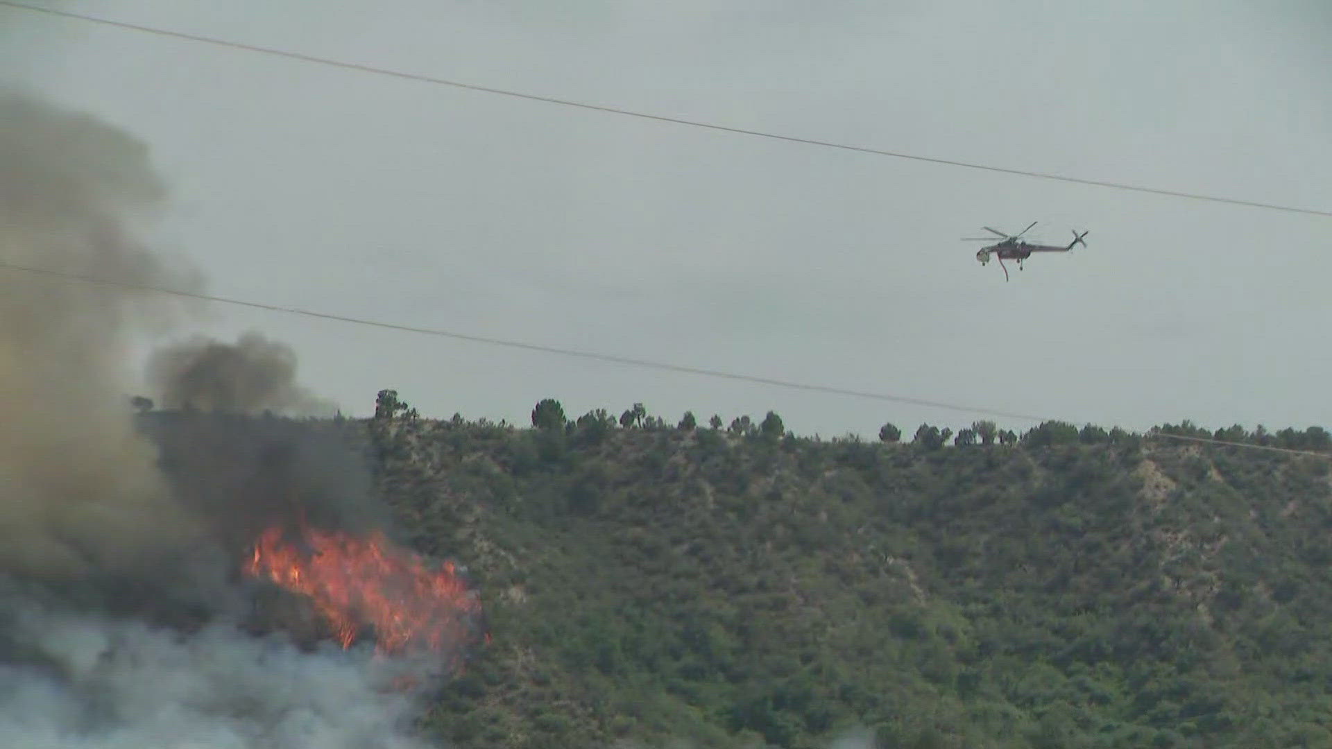 The Cottonwood Flat Fire is one of several wildfires burning across Colorado.
