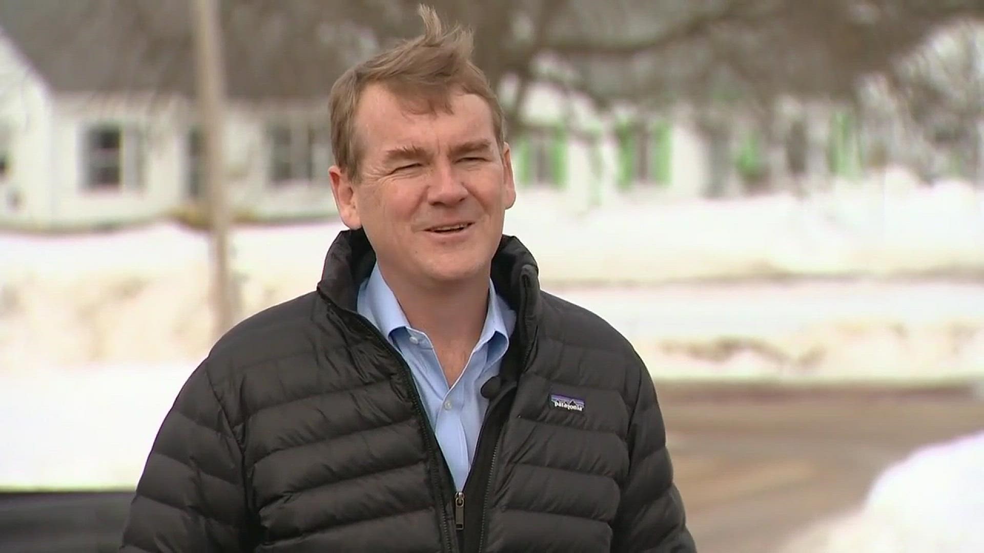 When asked what he's doing in Iowa, the former Denver Public Schools superintendent replied that he was just visiting schools. But U.S. Sen. Michael Bennet (D-Colorado) is quick to give an honest answer: he's thinking of running for president.