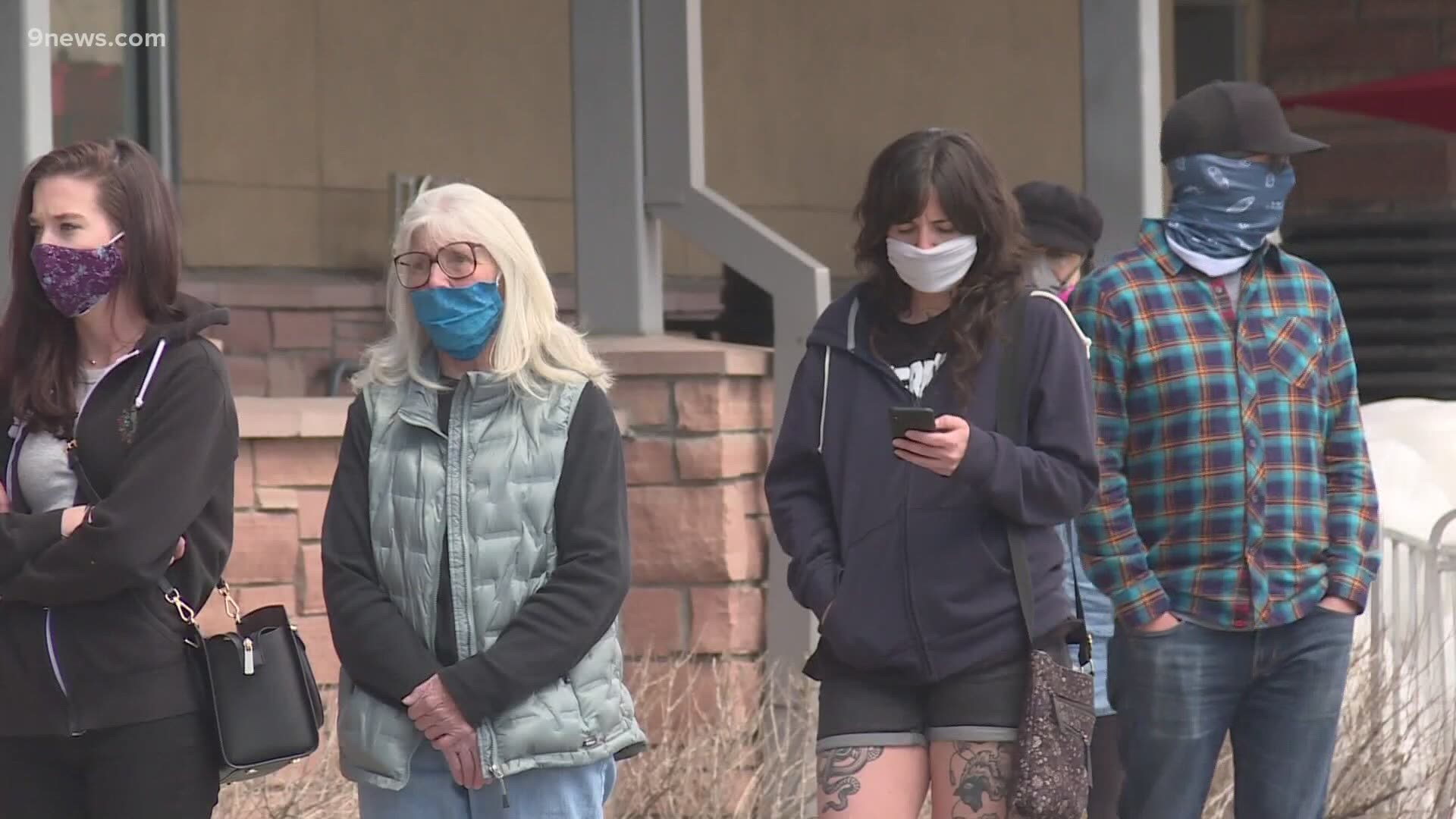 Tri-County Health Department said more than 90% of people are wearing masks in Adams, Arapahoe and Douglas counties.