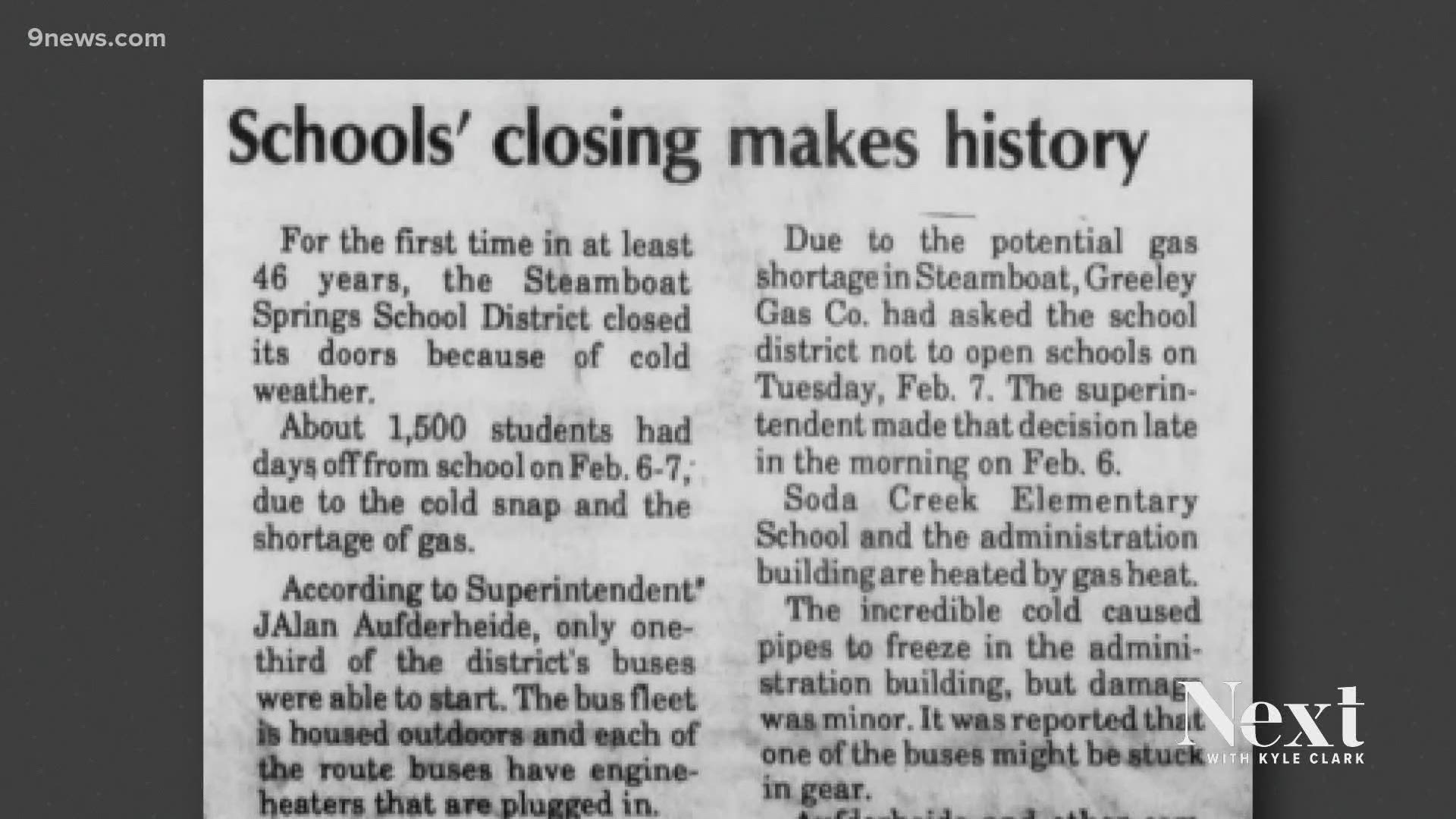 On Feb. 1, 1985, Maybell, Colorado, hit -61 degrees. We've wondered for months if Moffat County Schools had classes then. Today, we got our answer.