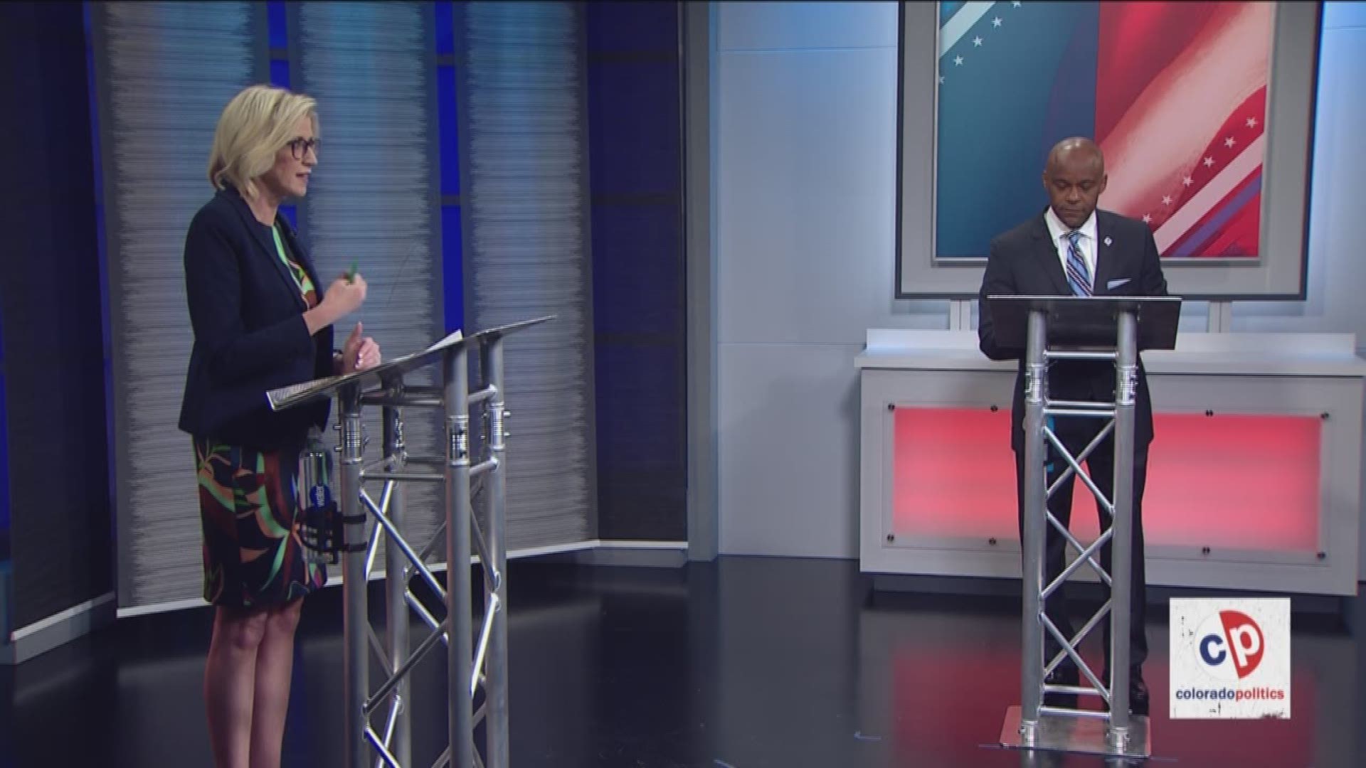 Denver mayoral candidates Michael Hancock and Jamie Giellis give their closing statements at the conclusion of a 9NEWS mayoral debate ahead of the June 4 runoff election.