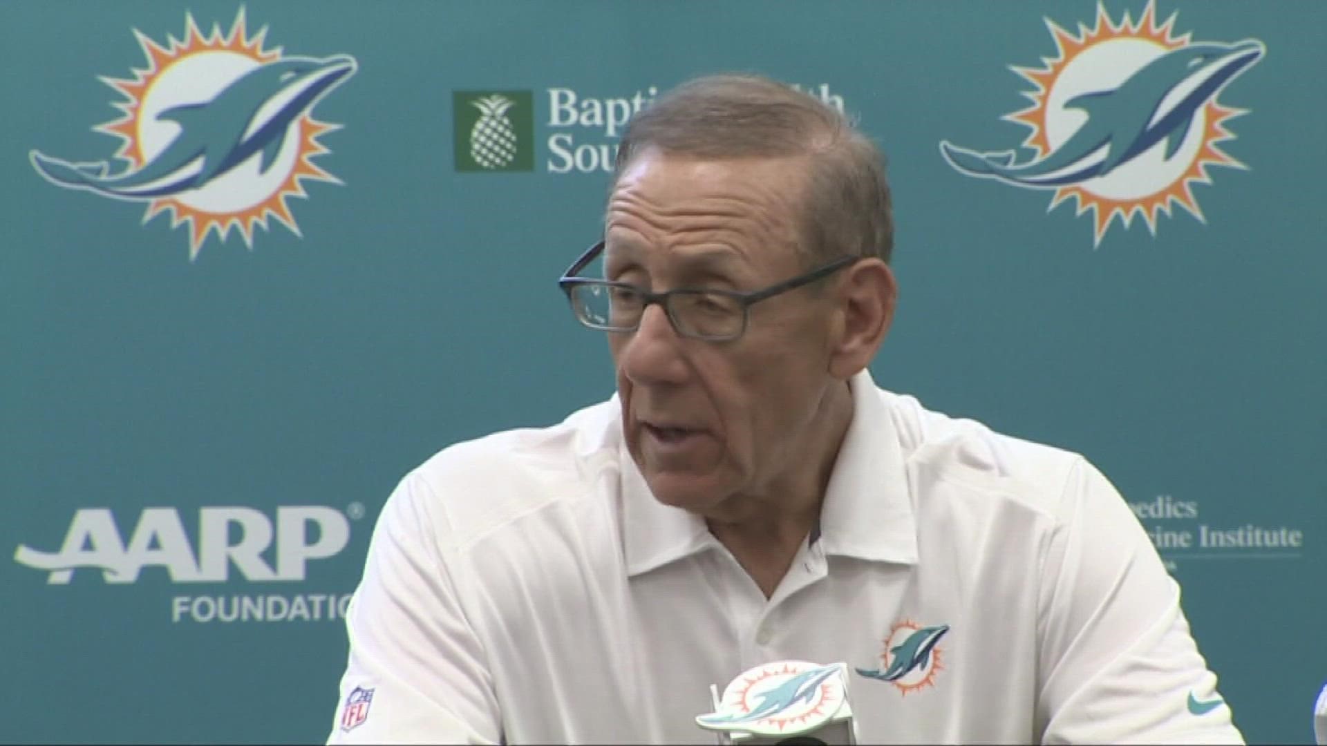 Dolphins Owner Stephen Ross Fined, Suspended