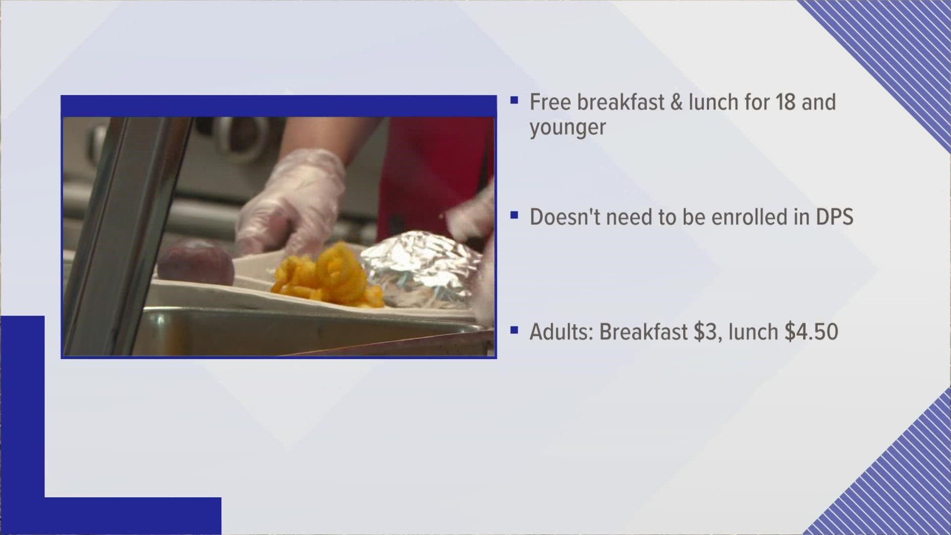 Denver Public School is offering breakfast and lunch at 47 schools across the city this summer.