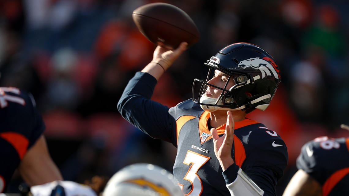 Rookie QB Drew Lock starting for Broncos vs. Chargers - The San Diego  Union-Tribune