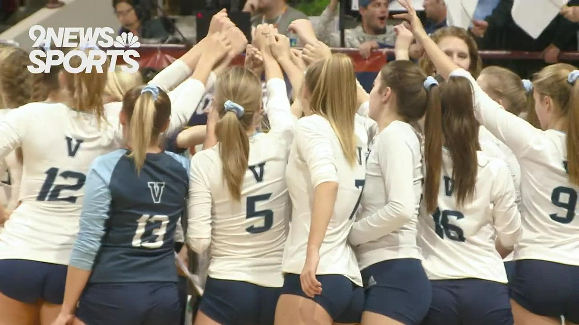 Valor Christian won the Class 5A volleyball state championship at Denver Coliseum on Saturday, Nov. 10, 2018.