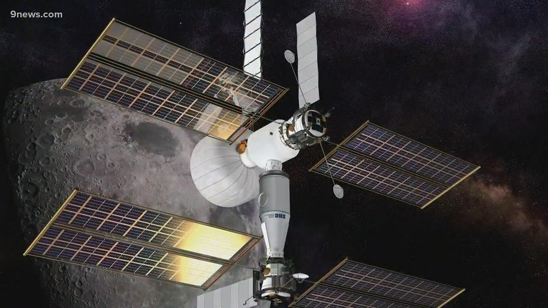 NASA calls it the Lunar Gateway. It will orbit the moon and support lunar landings and deep space missions. Sierra Nevada Corporation in Louisville, Colorado is one of the front runners to build the key components to the lunar orbiting space habitat.