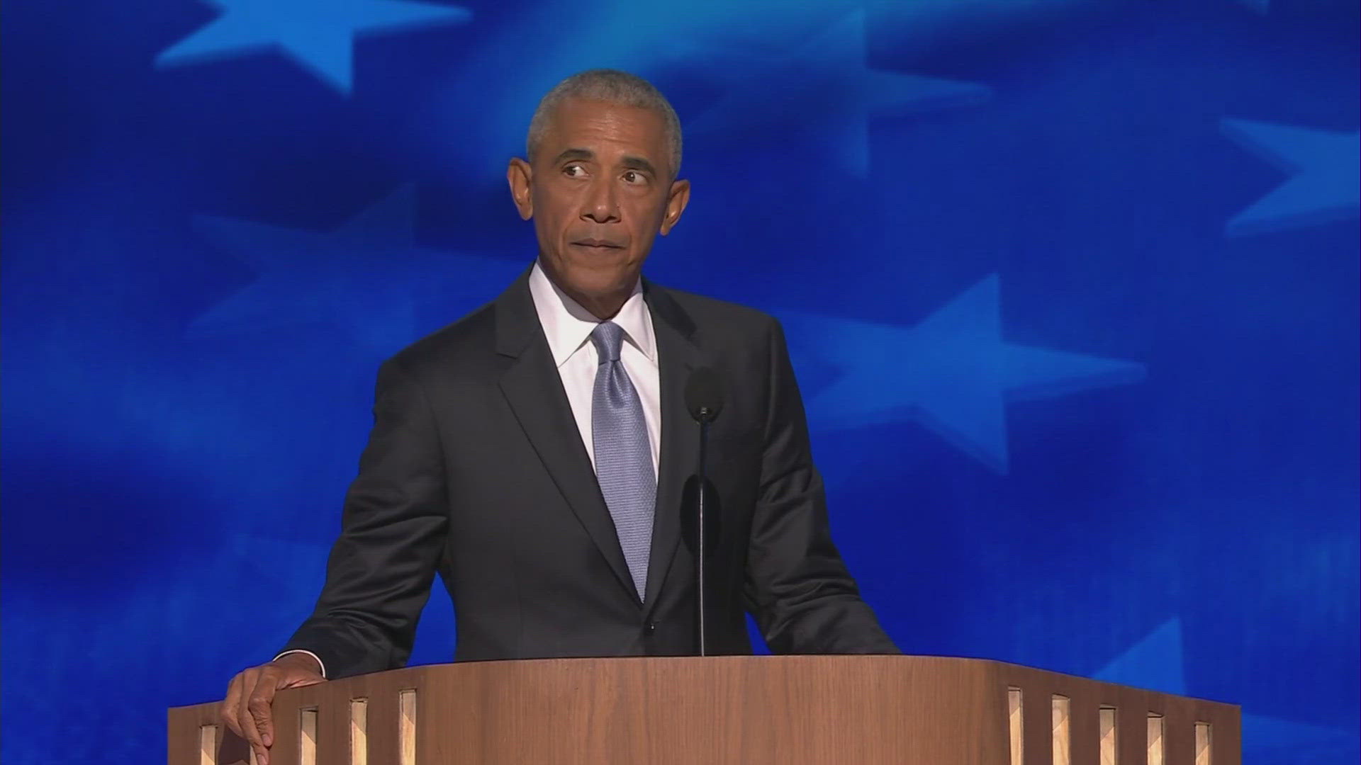 Former President Barack Obama and Michelle Obama energized millions more on Harris’ behalf inside the United Center in Chicago.