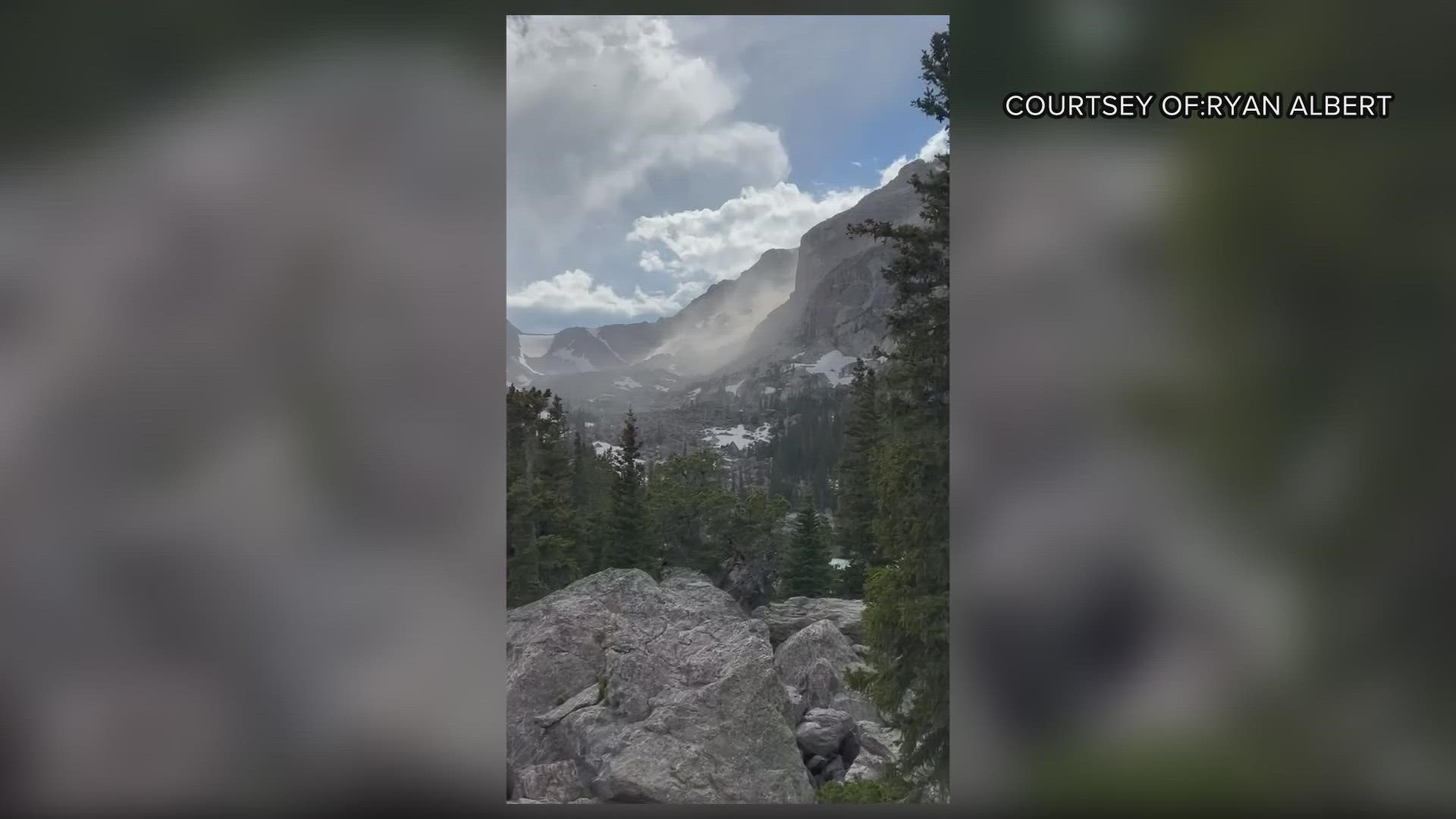 Officials at Rocky Mountain National Park closed Chaos Canyon after a significant rockslide event happened Tuesday afternoon.