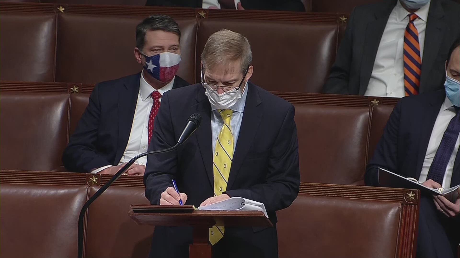 Rep. Ken Buck (R-Colorado) spoke on the House floor during the impeachment debate.