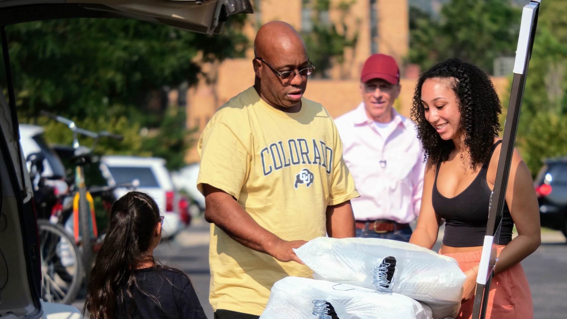 Thousands of students returned to their university campus in Boulder on Monday, Aug. 16, 2021. Move-In Day began early at the University of Colorado at Boulder.
