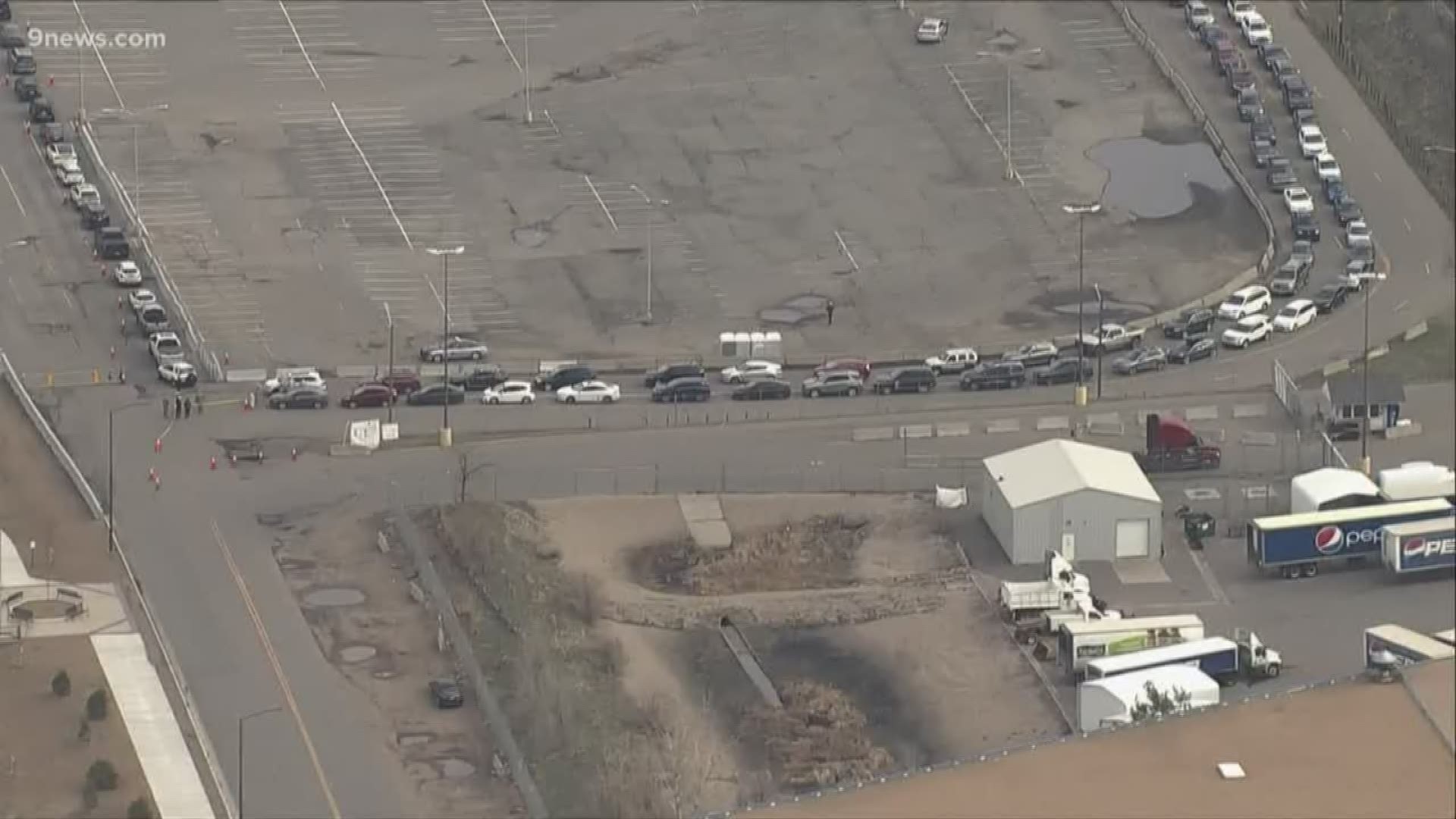 The Colorado Department of Public Health and the Environment (CDPHE) closed drive-up COVID-19 testing on Saturday at the Denver Coliseum after 200 vehicles.