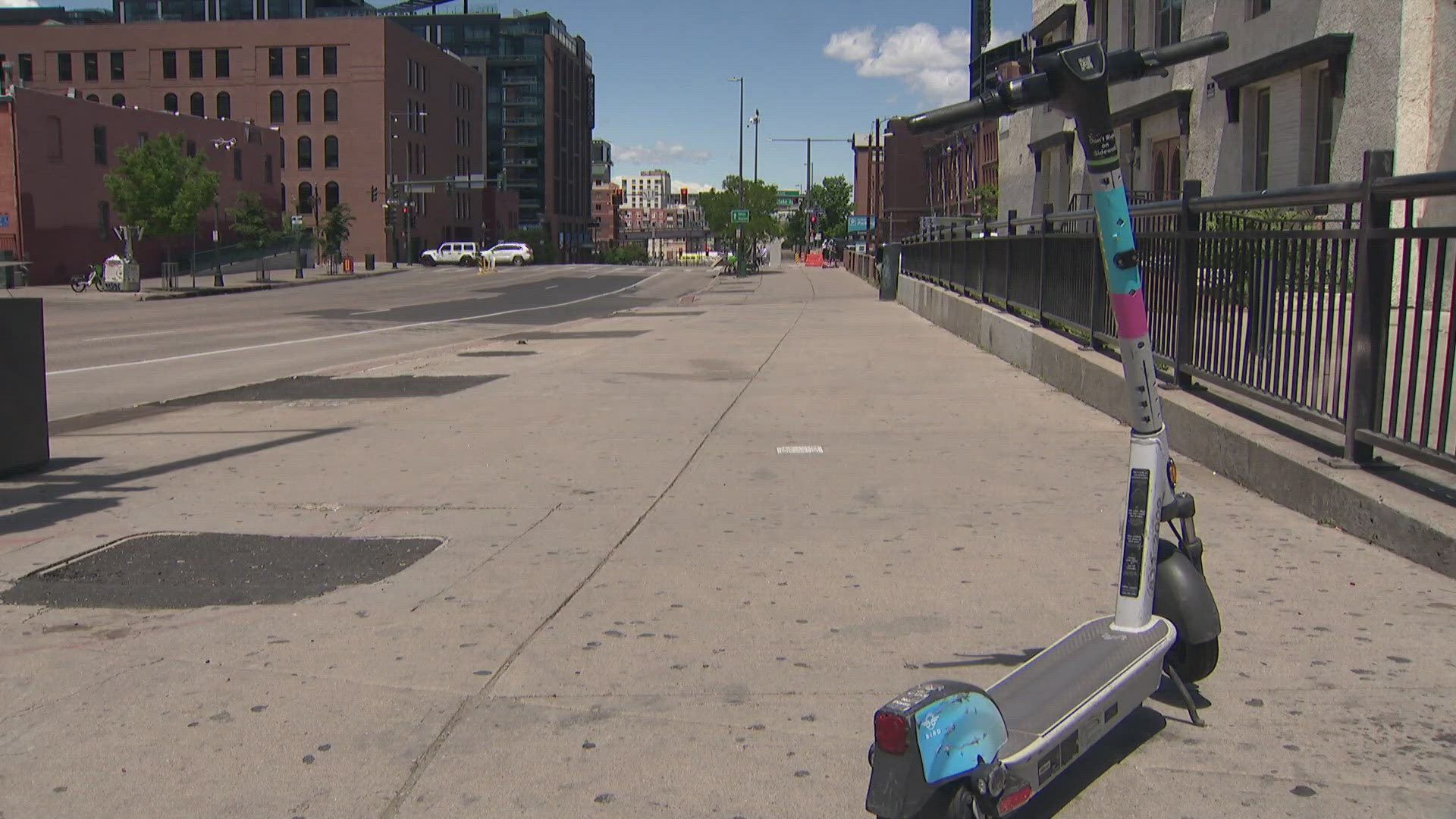 The ordinance requires operators to outfit e-scooters with sidewalk-detection technology to try to keep riders off sidewalks.