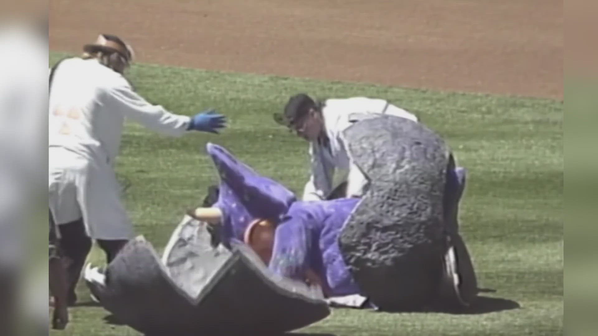 Dinger has been the mascot of the Colorado Rockies since 1994. Some fans may be unaware of the team's decision to go with a dinosaur mascot.