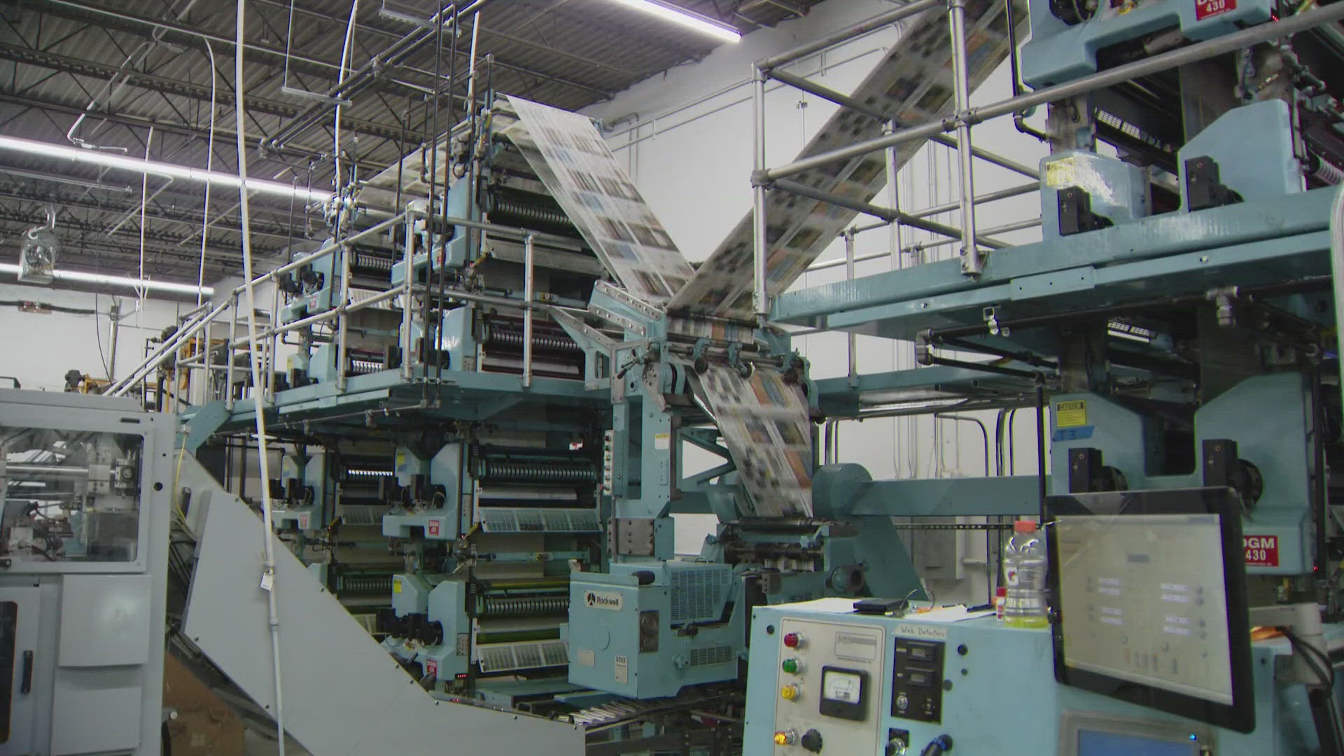 The National Trust for Local News anticipates printing for 50 to 60 different publications at this facility next year. 