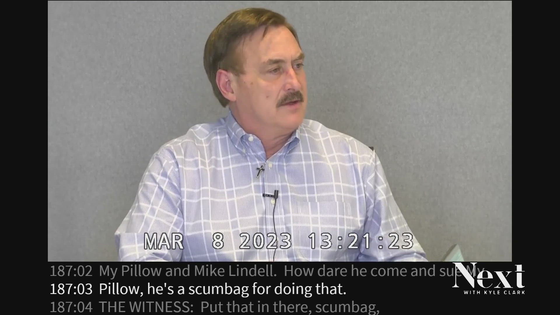 Mike Lindell could be testifying in court in Colorado because he keeps losing his cool during depositions. He's being sued by former Dominion employee Eric Coomer.