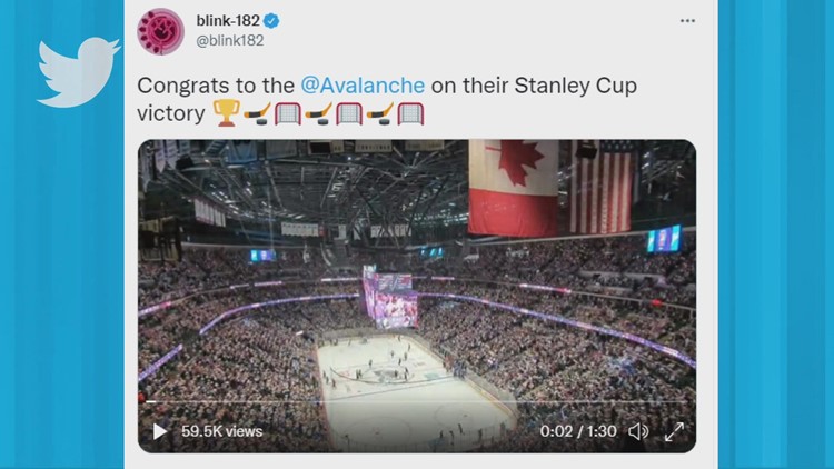 Blink-182 reacts to Colorado Avalanche Stanley Cup victory