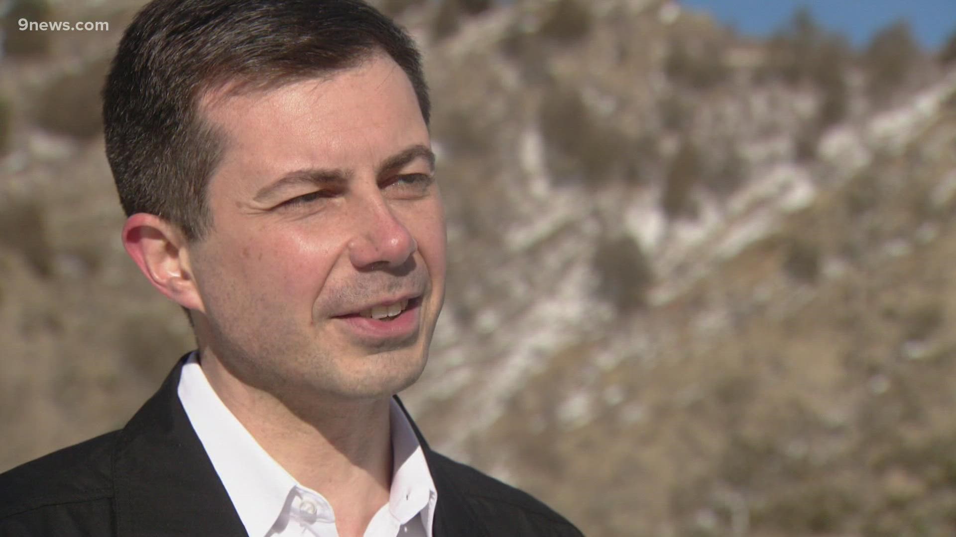 Transportation Secretary Pete Buttigieg came to Colorado to promote improvements as a result of the President Biden's infrastructure plan passed by Congress.