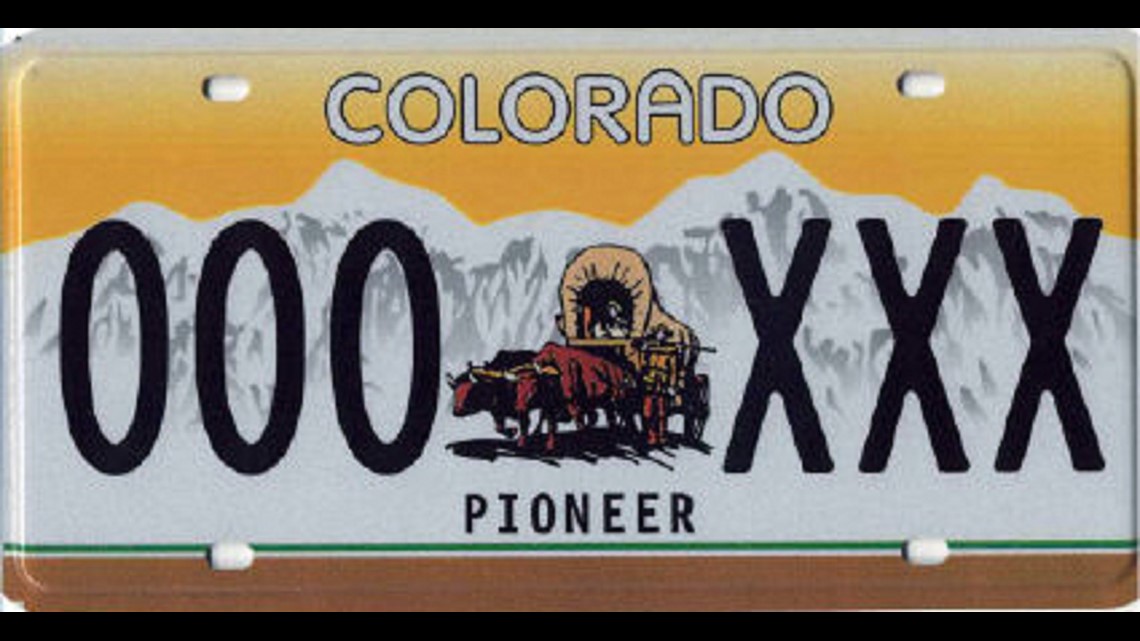 Random facts about Colorado license plates