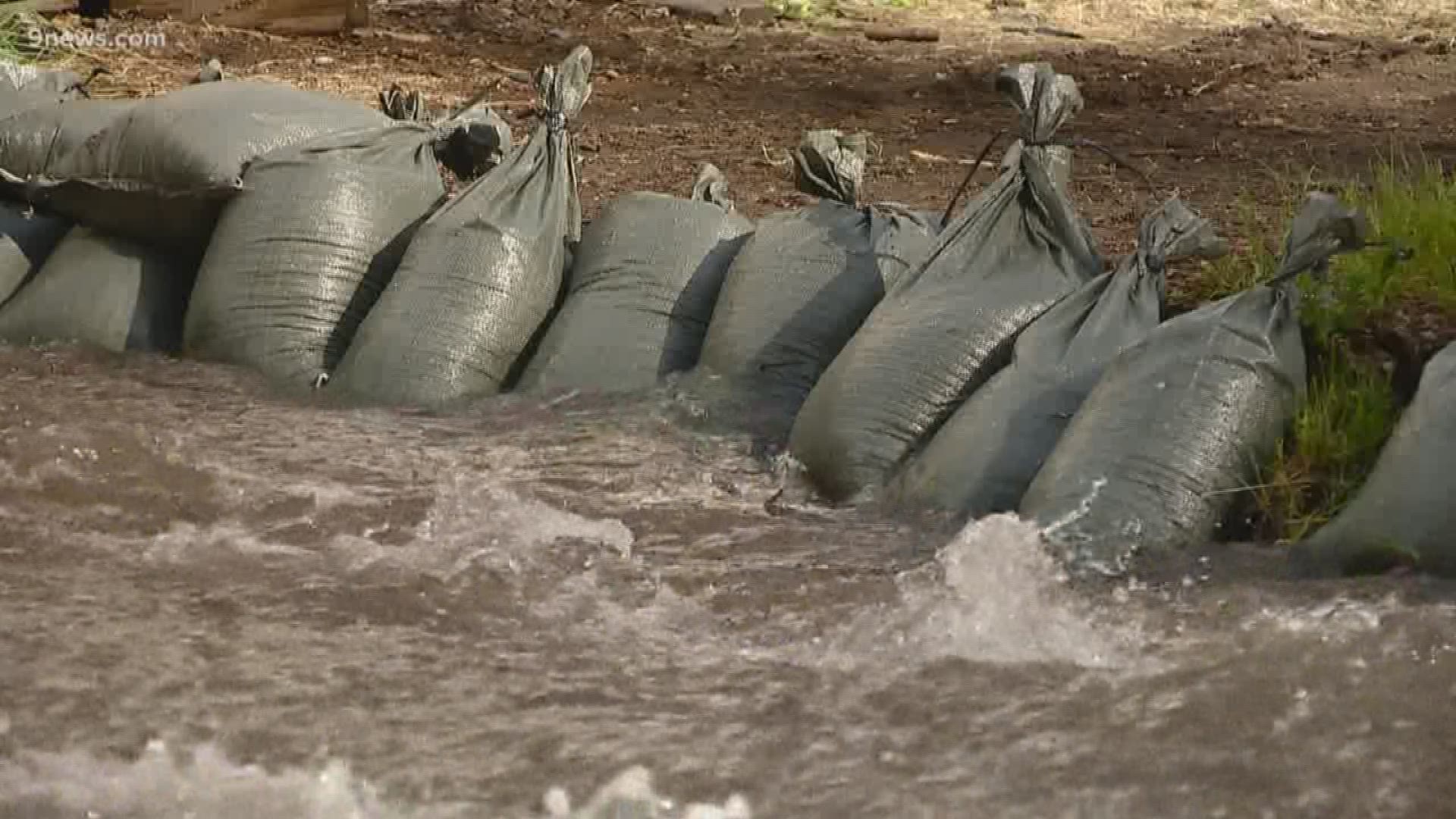 At least 2 homes in the small Eagle County town has seen water creeping into their homes. Residents are busy filling sandbags and removing debris from Turkey Creek which is running higher than most residents have ever seen.