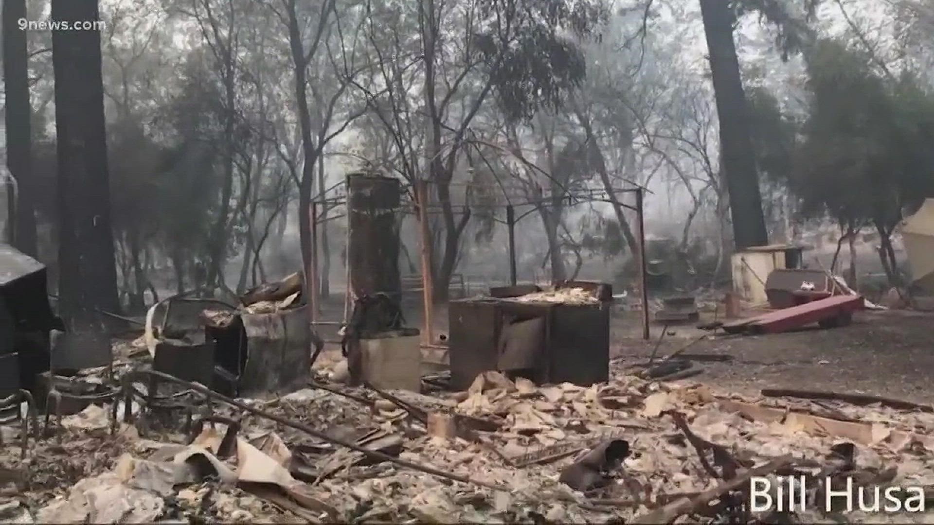 "The sound of the fire is one thing I'm not going to forget," began 9NEWS photojournalist Bryan Wendland. "It's like a campfire multiplied by 100."