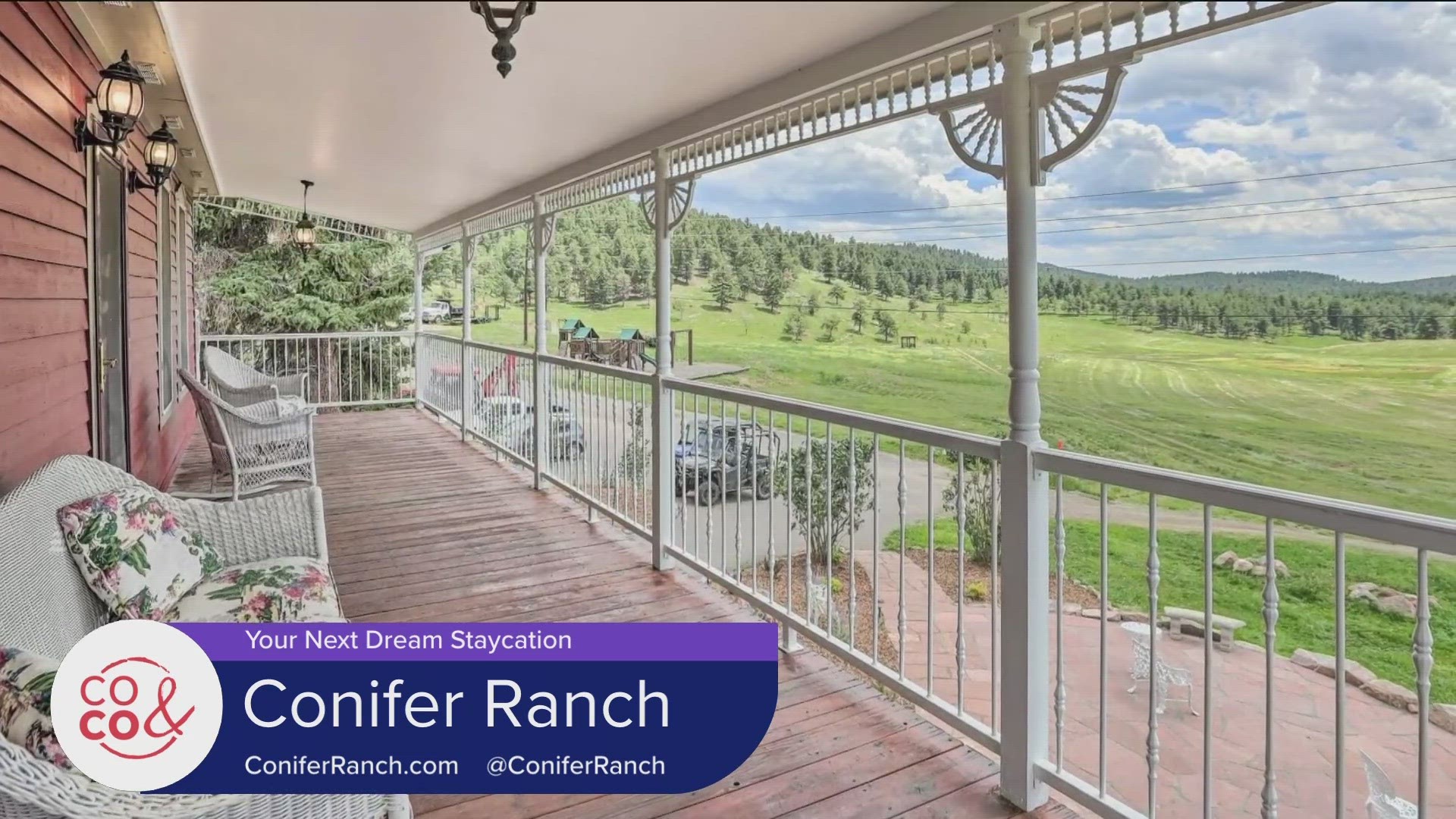 Time to plan your next "staycation" or event at Conifer Ranch. You can also schedule a tour and check out this historic place.
Get all the info at, ConiferRanch.com