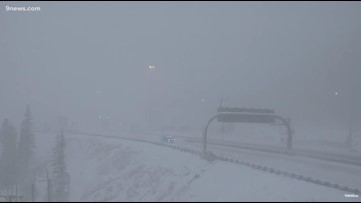 Heavy snow to cause slick roads through tomorrow