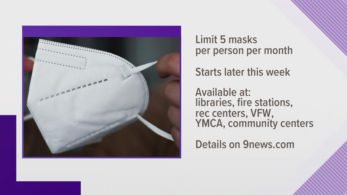 Here's where to get free KN95 masks through the state