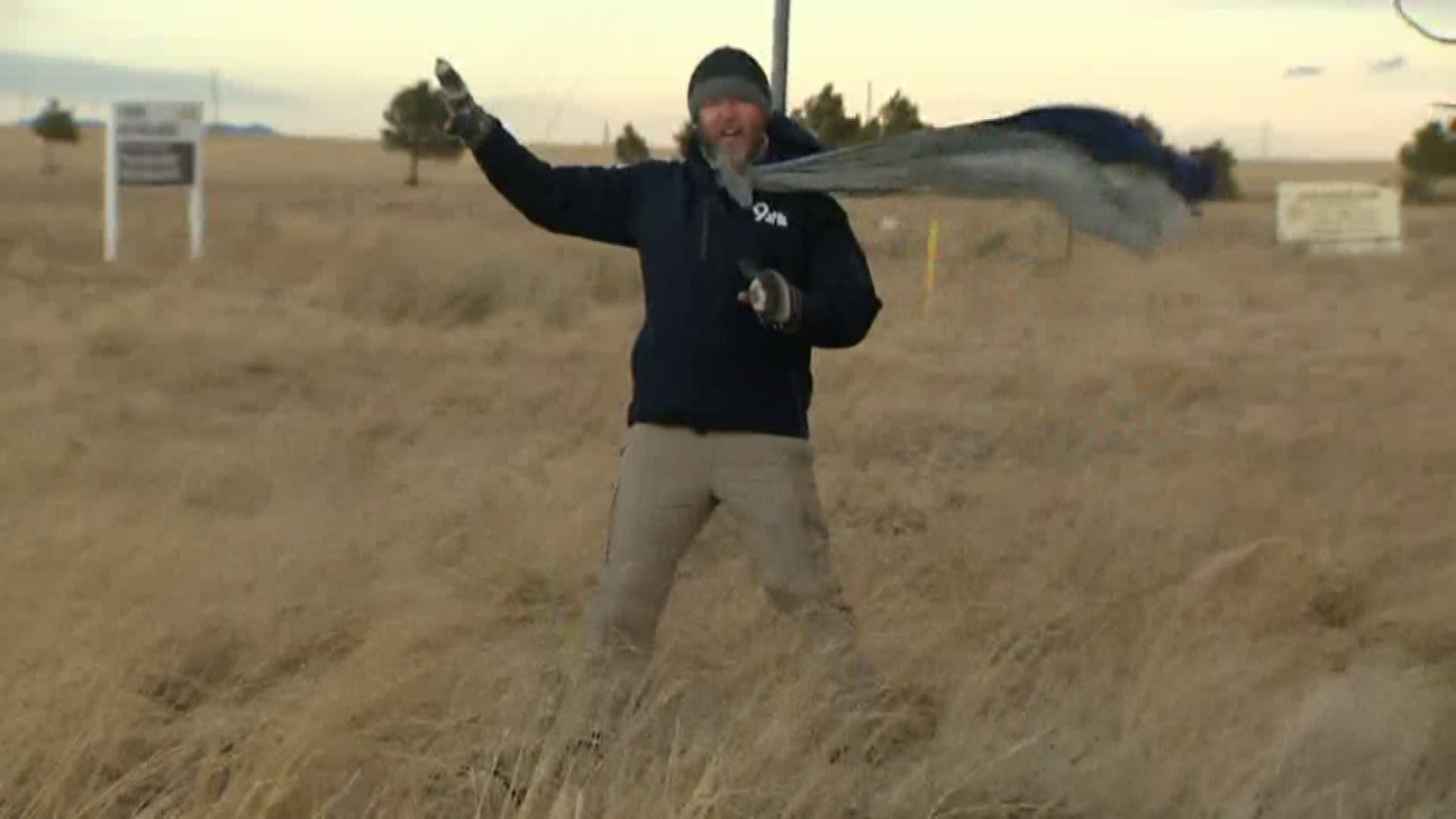 Meteorologist Cory Reppenhagen has been tracking wind gusts throughout the state Friday.