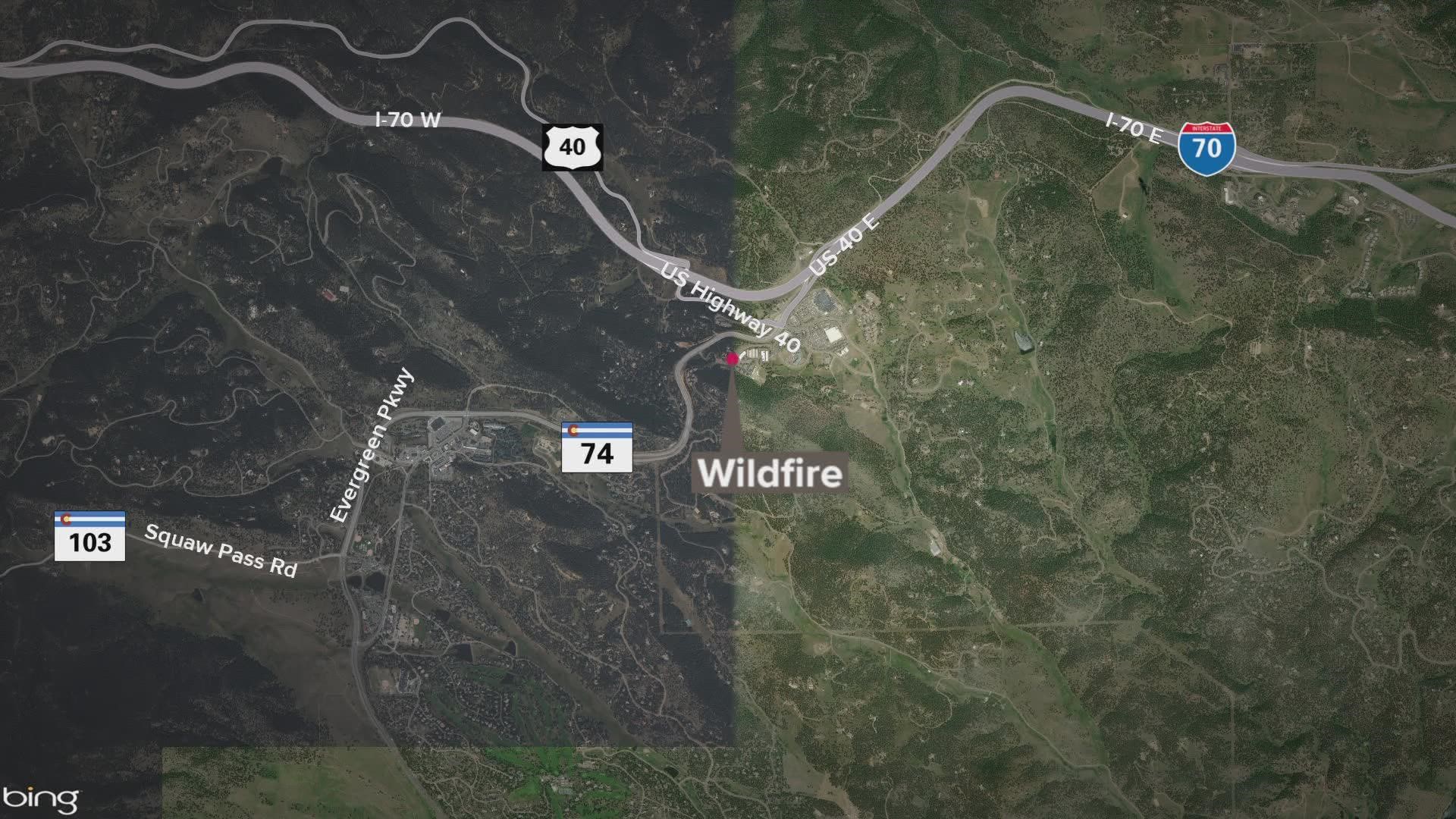 The wildfire was fully contained as of mid-afternoon on Wednesday.