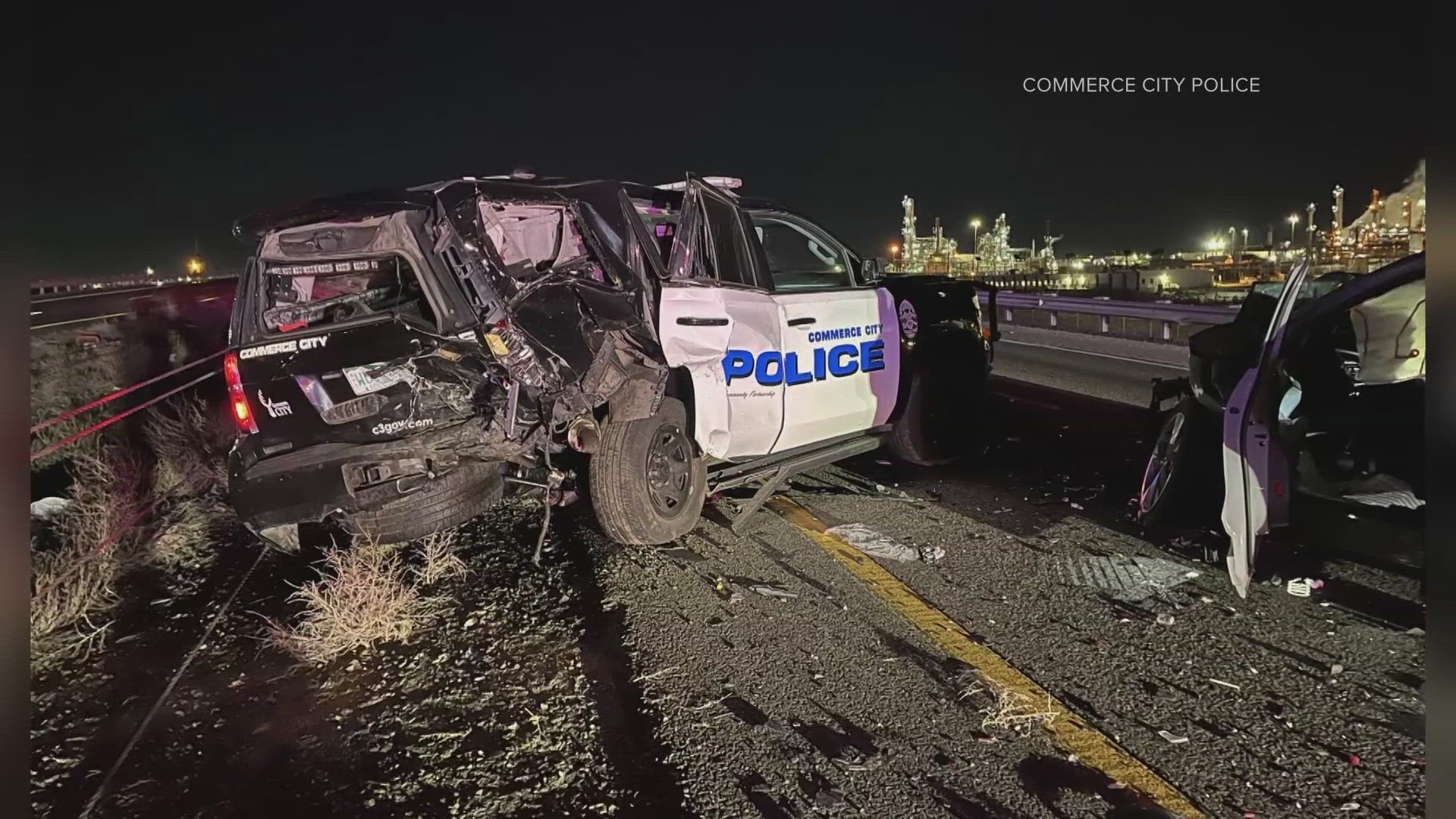 Commerce City officer injured in suspected DUI crash suffered 'severe ...