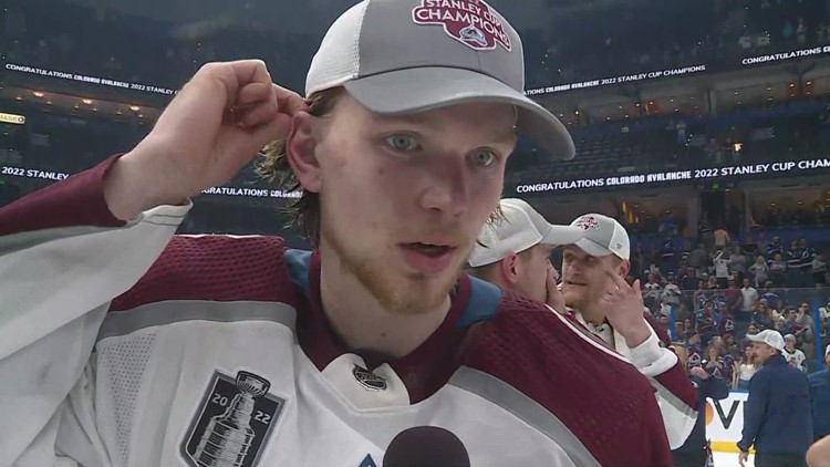 Bo Byram celebrates first Stanley Cup win as a Colorado Avalanche