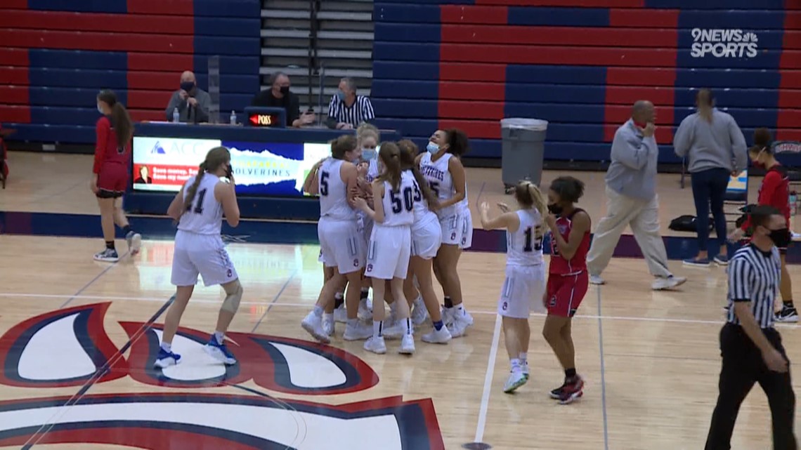 Chaparral girls basketball hits buzzer beater to beat Rangeview | 9news.com