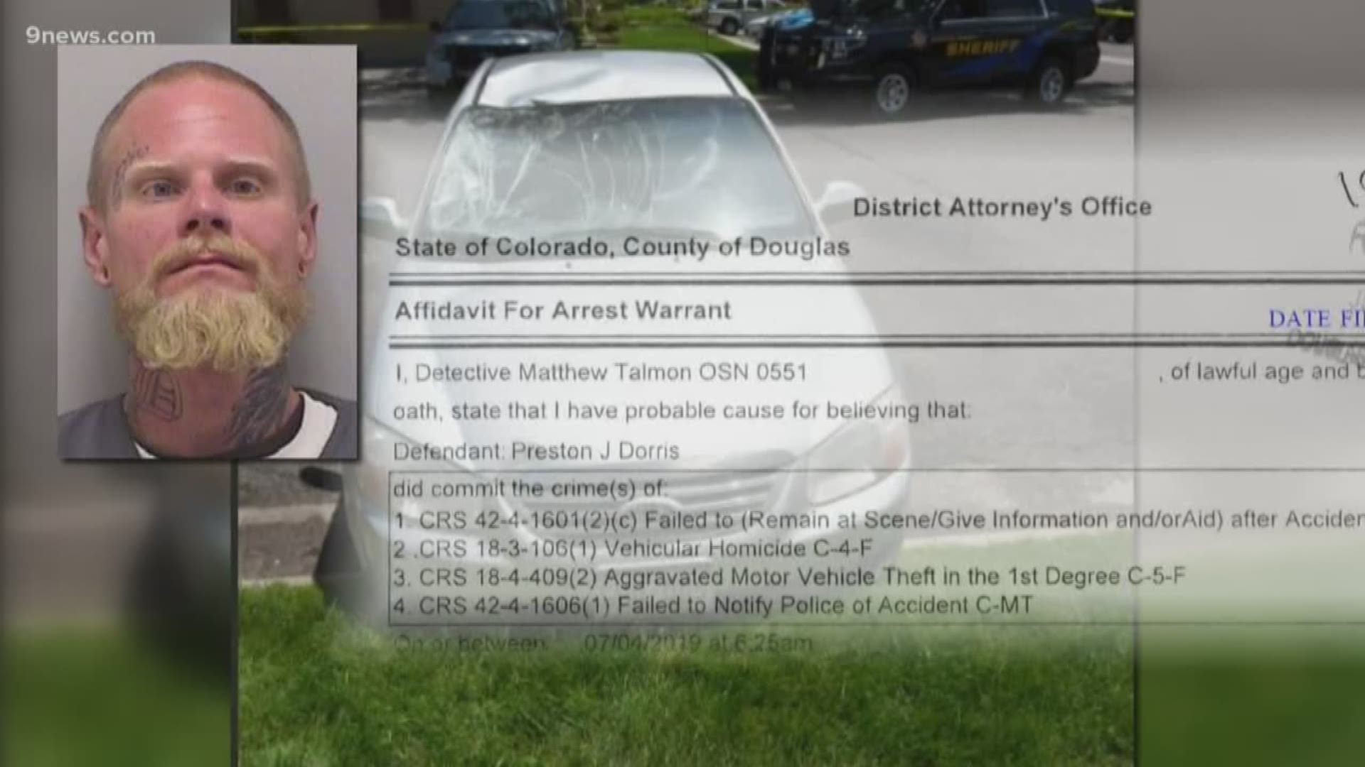 Preston Dorris's abandoned car led to his arrest